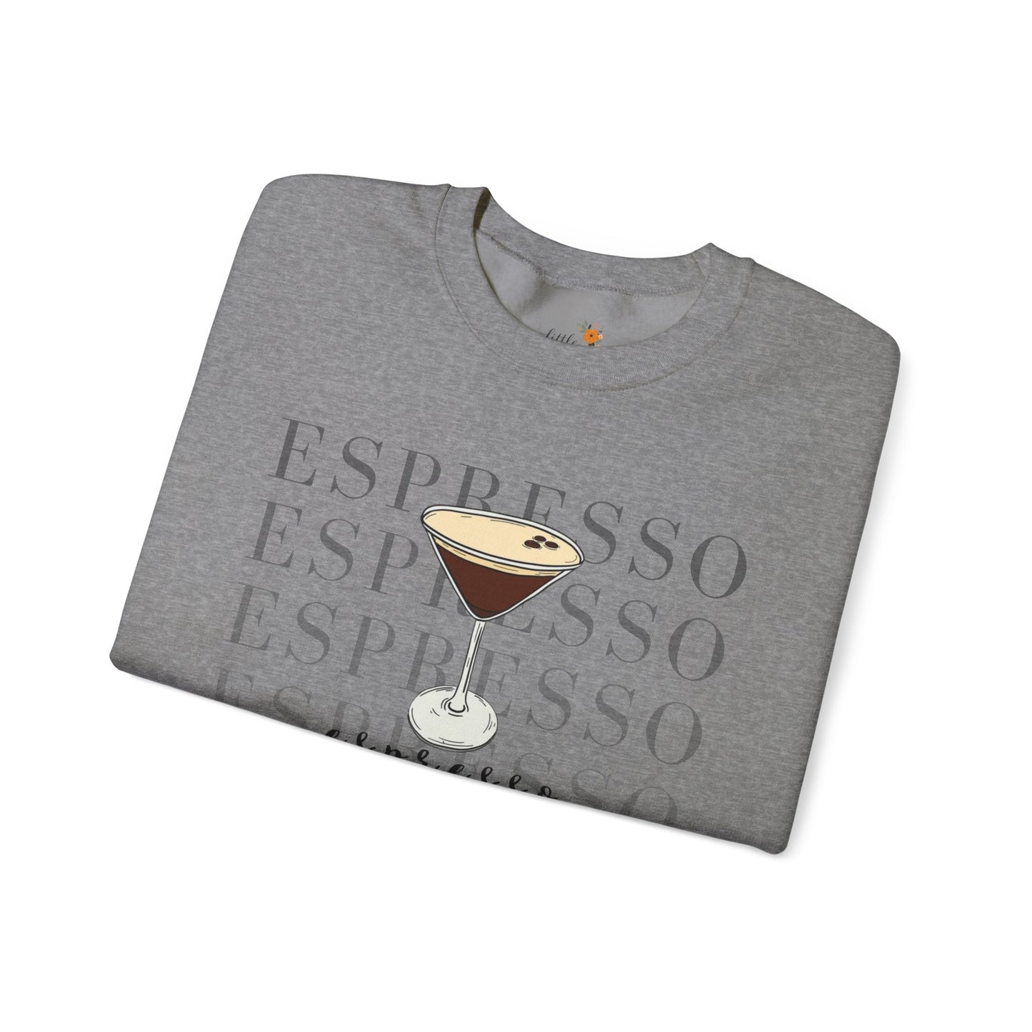 Espresso Martini Crewneck Sweatshirt — Cocktail Lover Graphic Sweatshirt