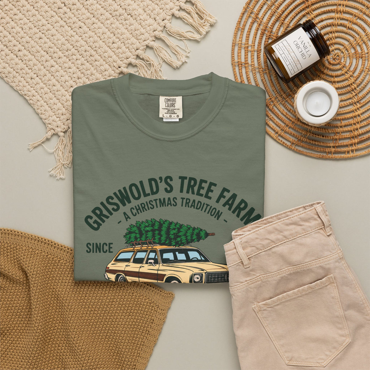 Christmas Tree Farm Tee — “Griswold’s Tree Farm” Family Christmas Graphic T-Shirt