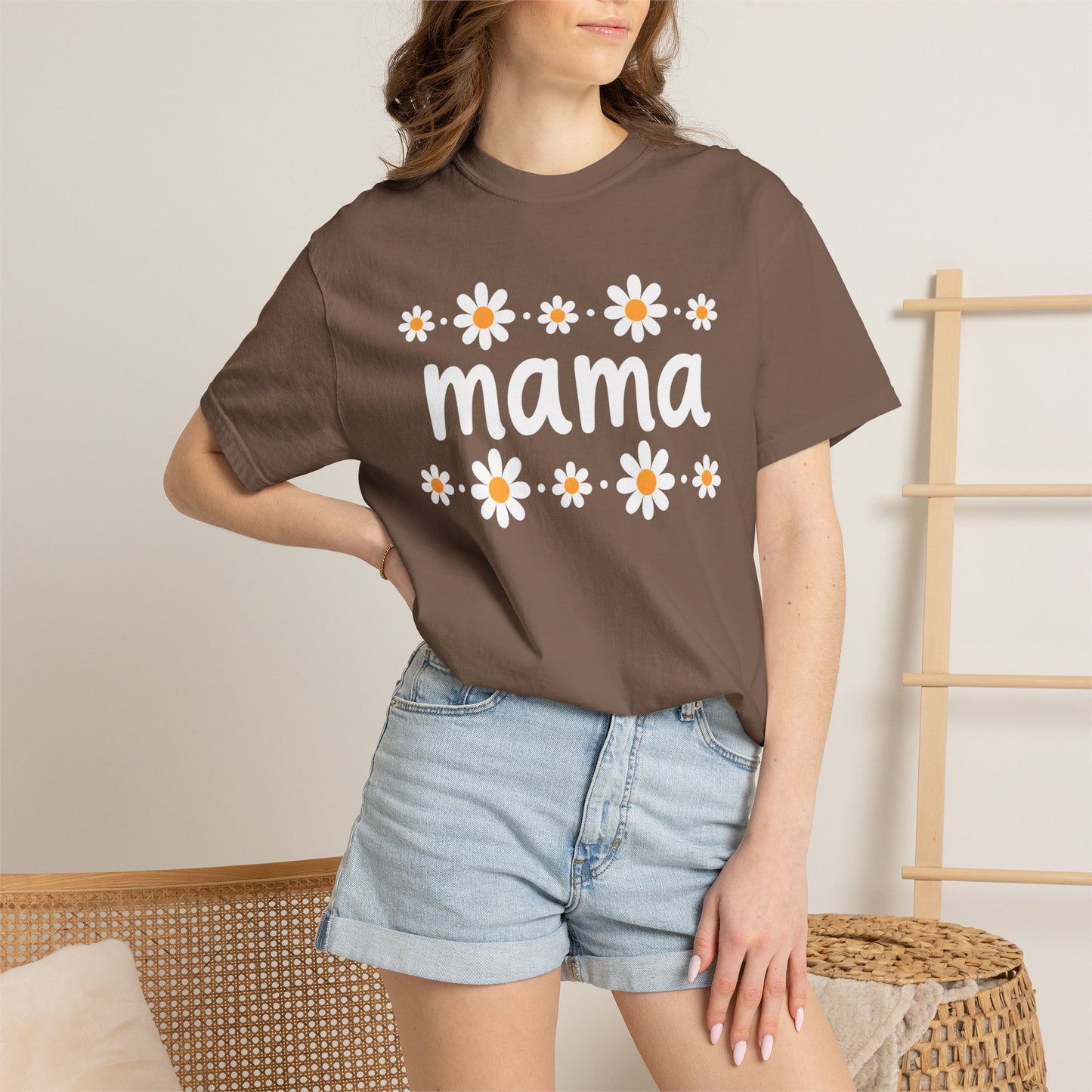 Retro Daisy Mama Tee • Floral Mama Shirt • Spring Boutique Mom Graphic Tee • Mother’s Day Gift Shirt