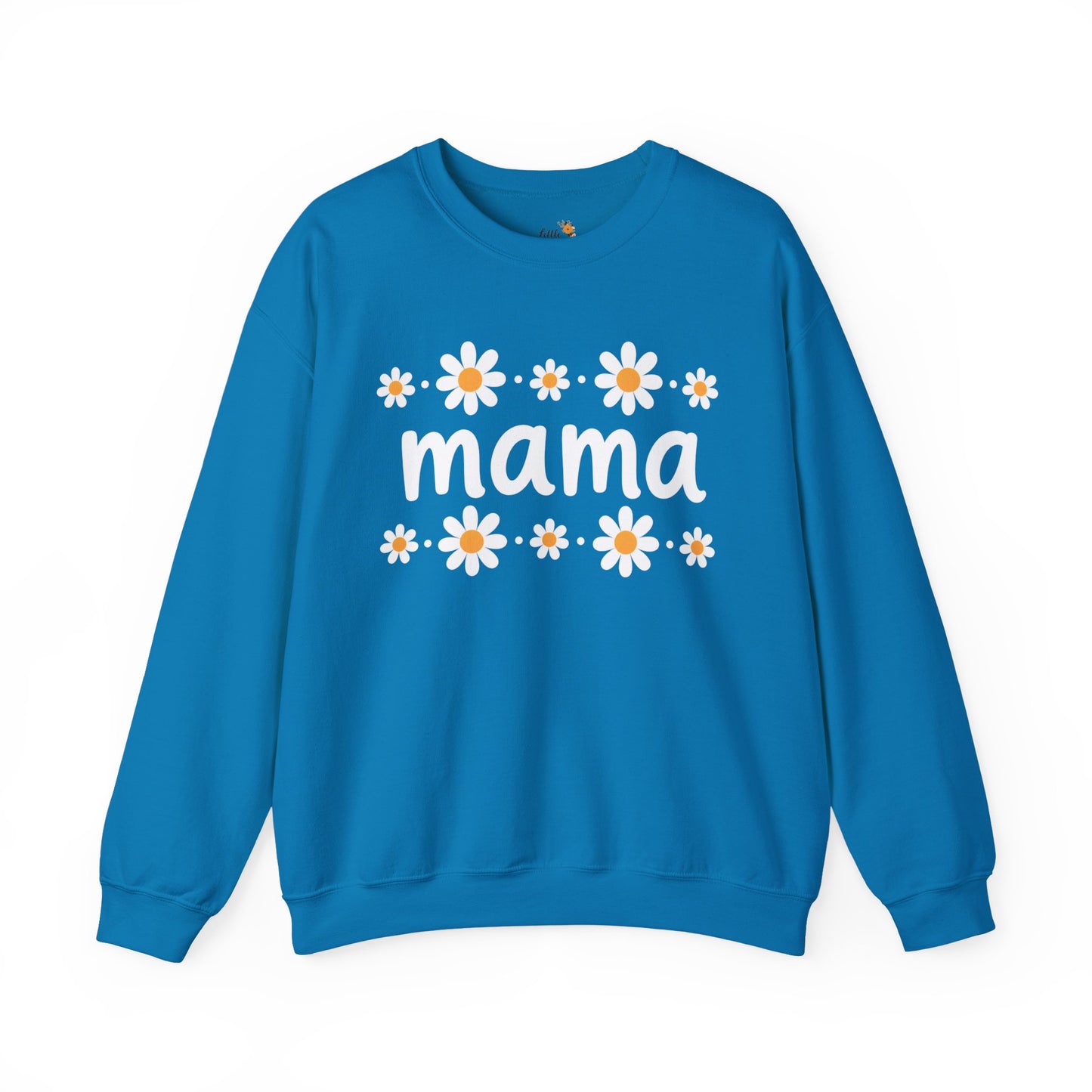 Retro Daisy Mama Crewneck • Floral Mama Sweatshirt • Cozy Motherhood Gift • Boutique Mom Pullover