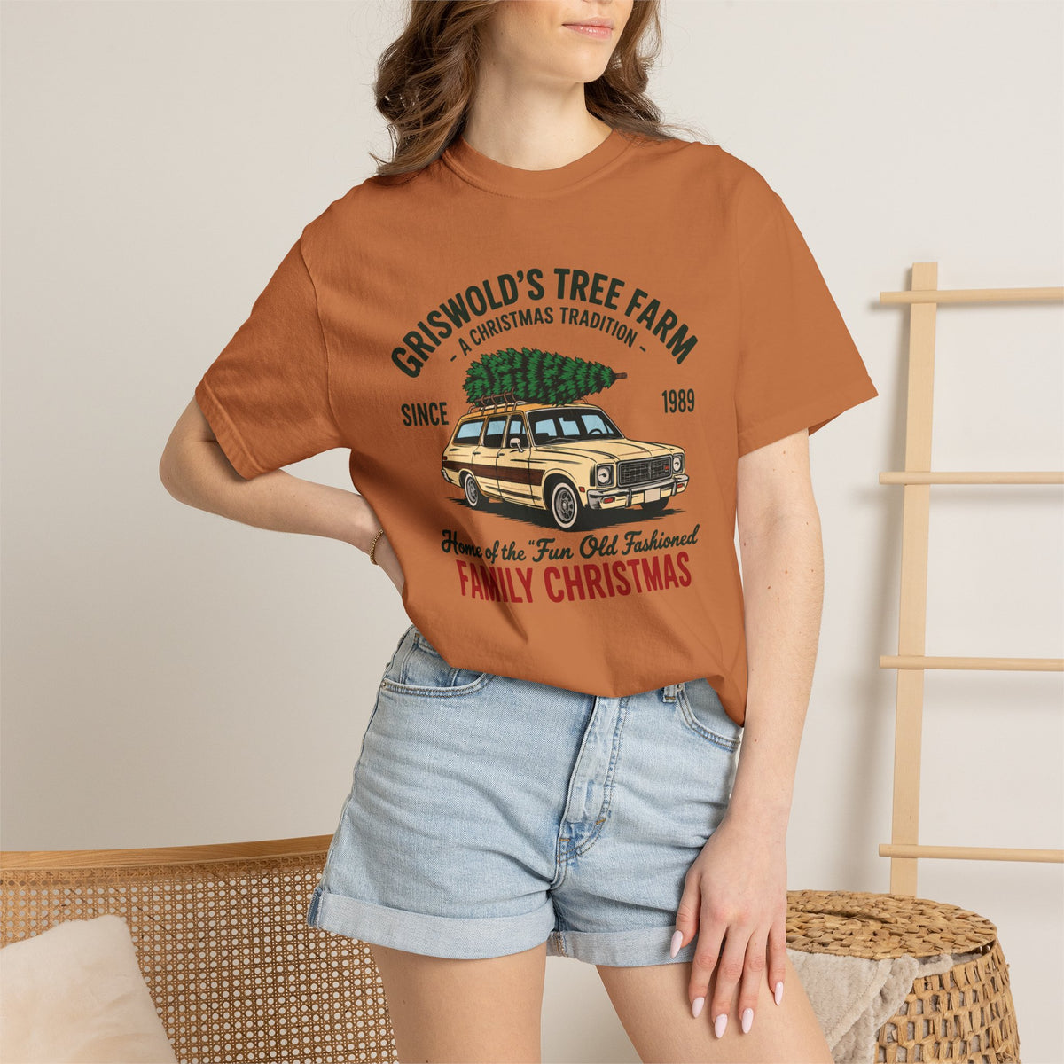 Christmas Tree Farm Tee — “Griswold’s Tree Farm” Family Christmas Graphic T-Shirt