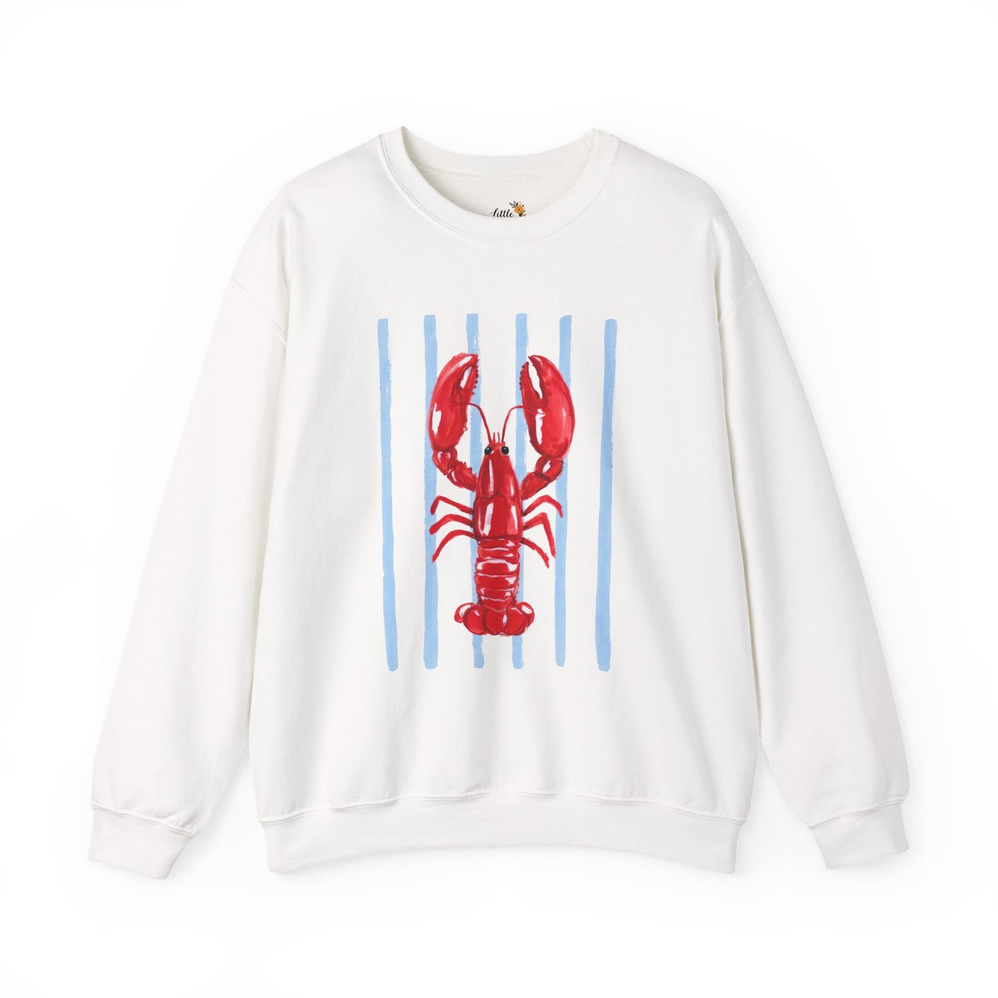 Coastal Lobster Sweatshirt • Beach Vacation Crewneck • Summer Coastal Graphic Sweatshirt • Nautical Pullover