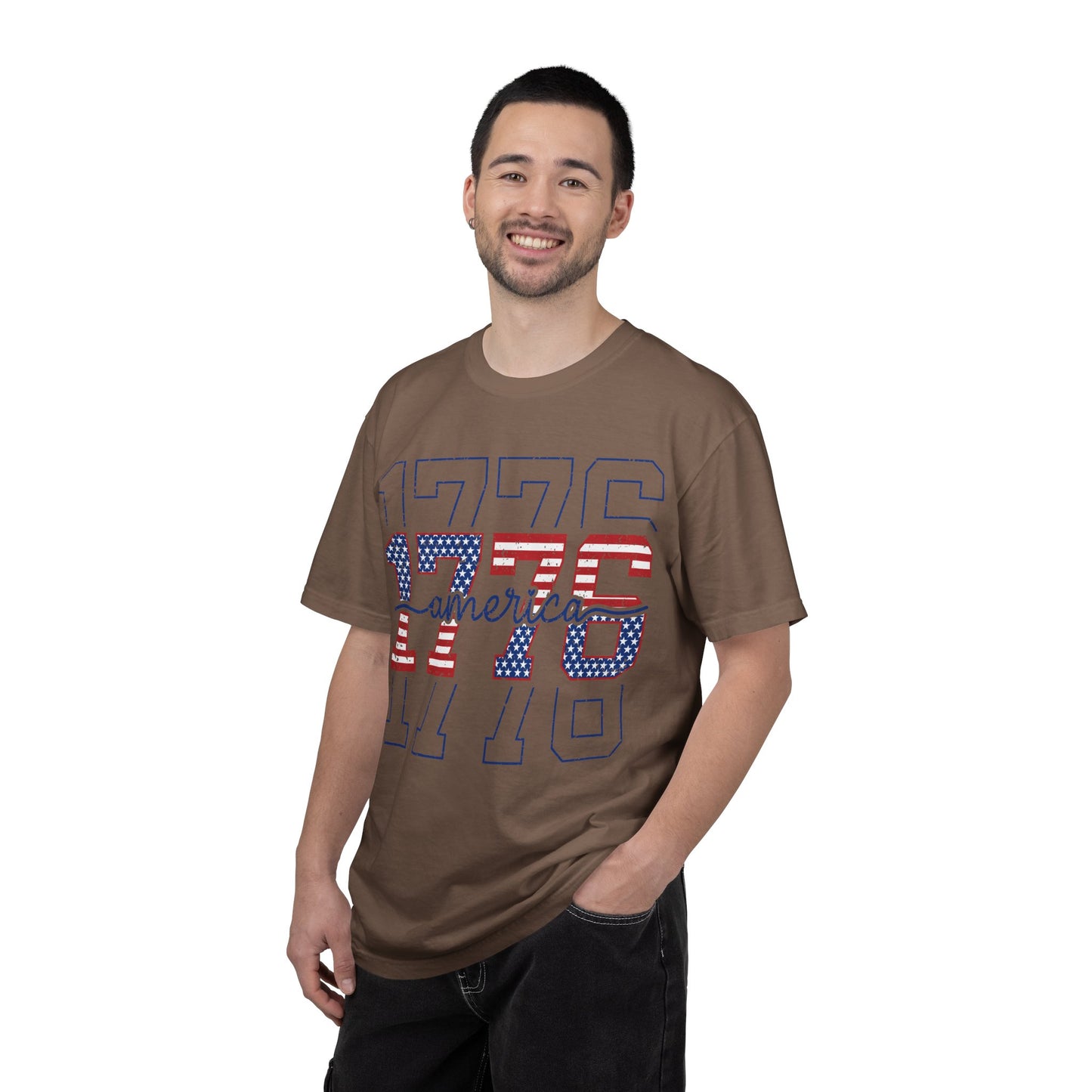 1776 Red White Blue Fourth of July T-Shirt • Vintage Patriotic Graphic Tee