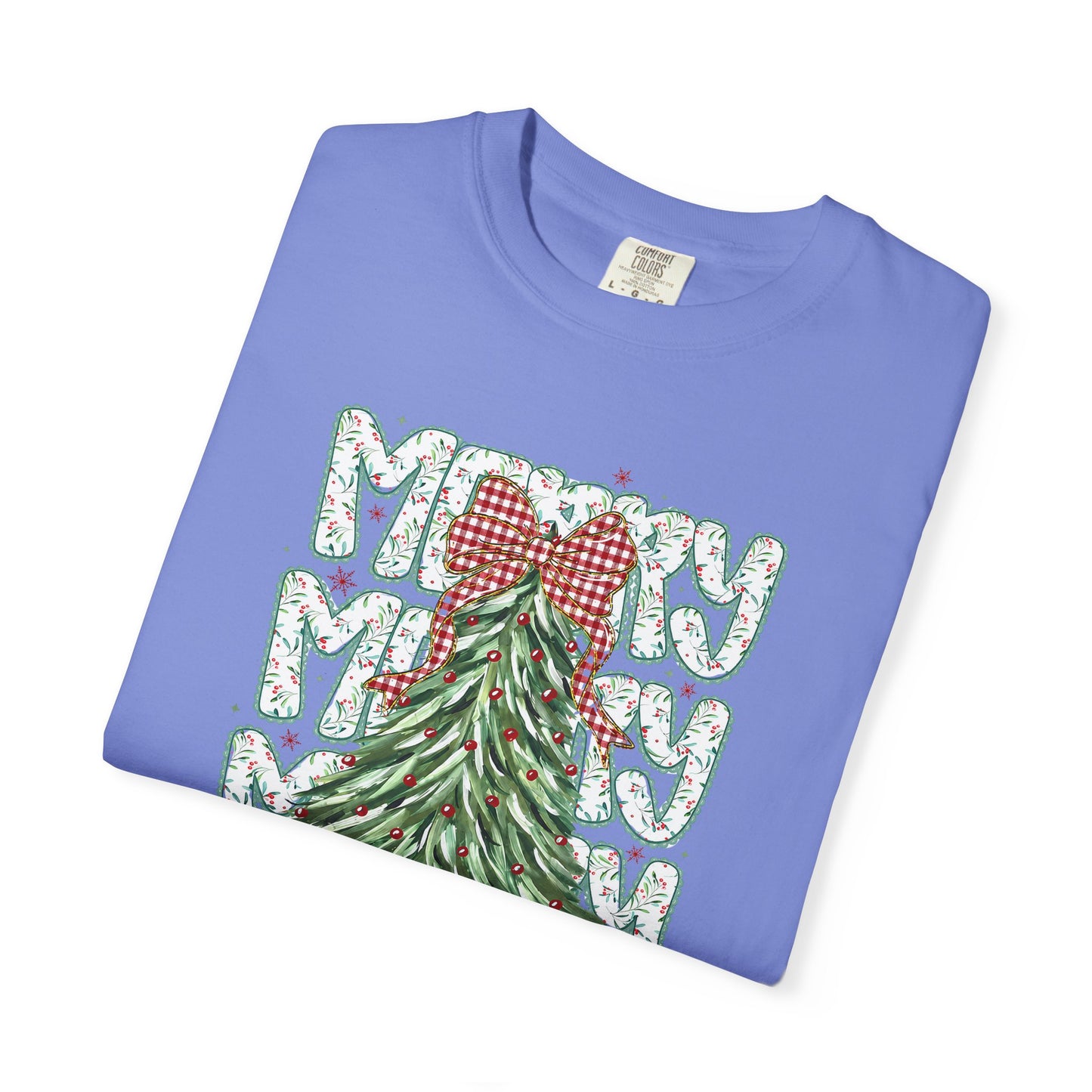 Christmas Tree Graphic T-Shirt — Merry & Bright Holiday Tee