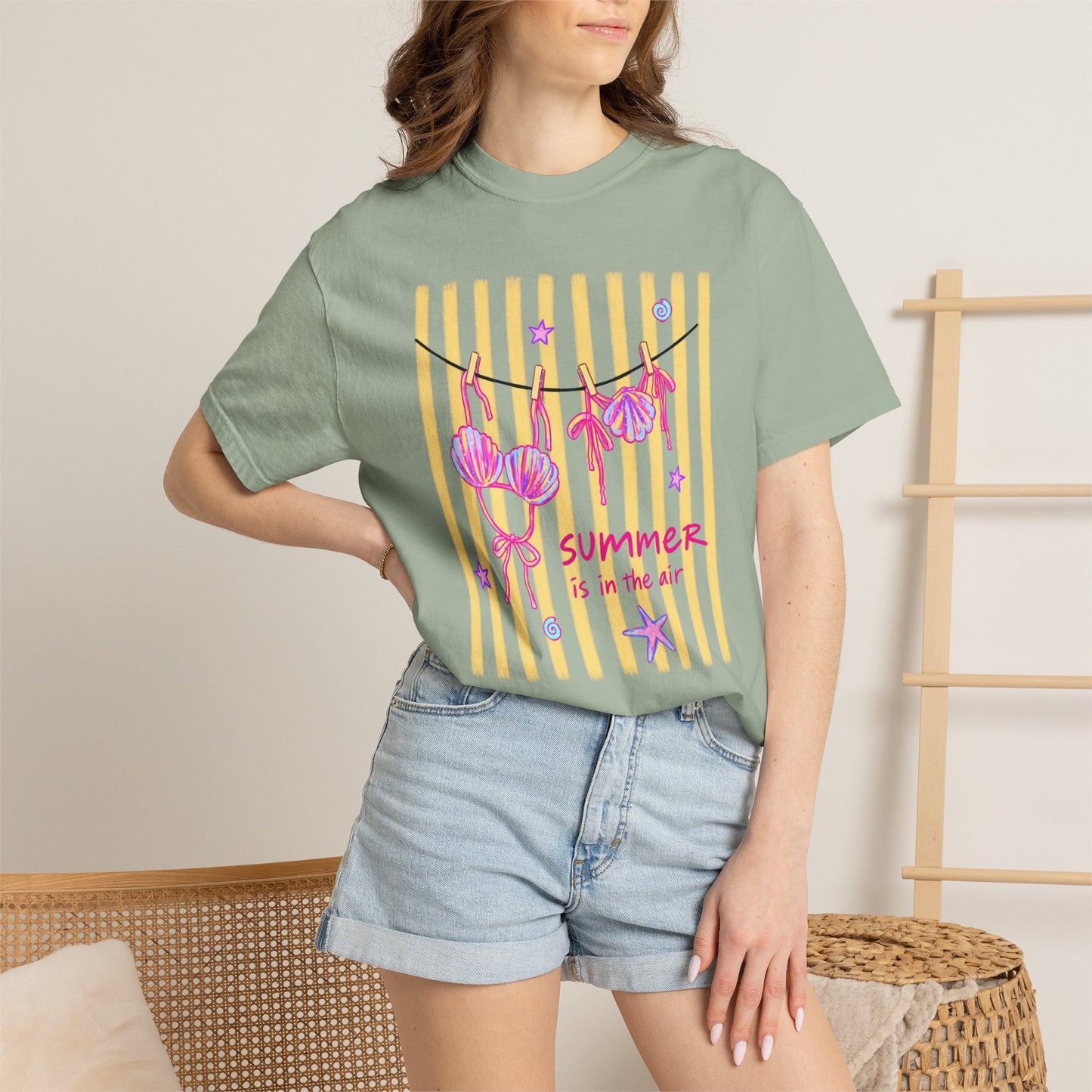 Summer Is In The Air Shirt • Beach Vacation Graphic Tee • Bikini Summer Shirt • Coastal Vacation Outfit