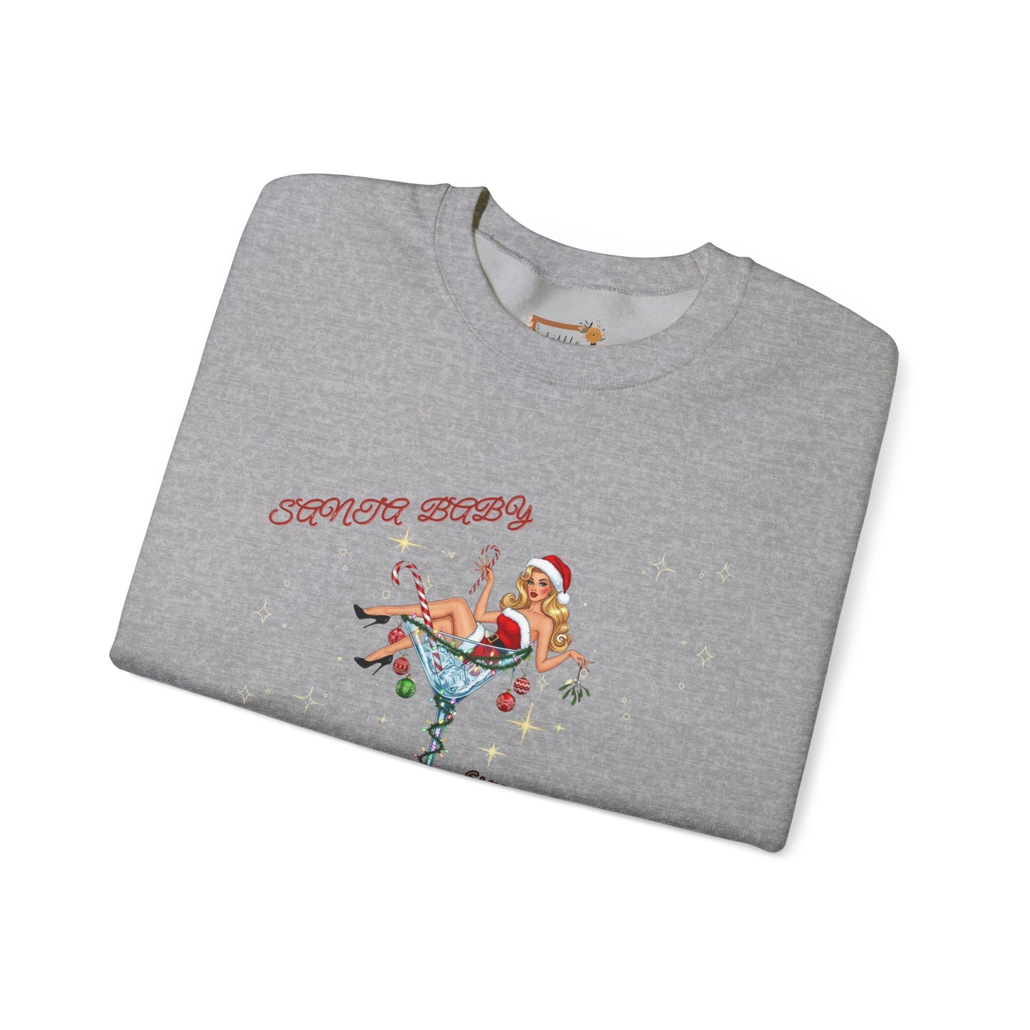 Santa Baby Cocktail Sweatshirt