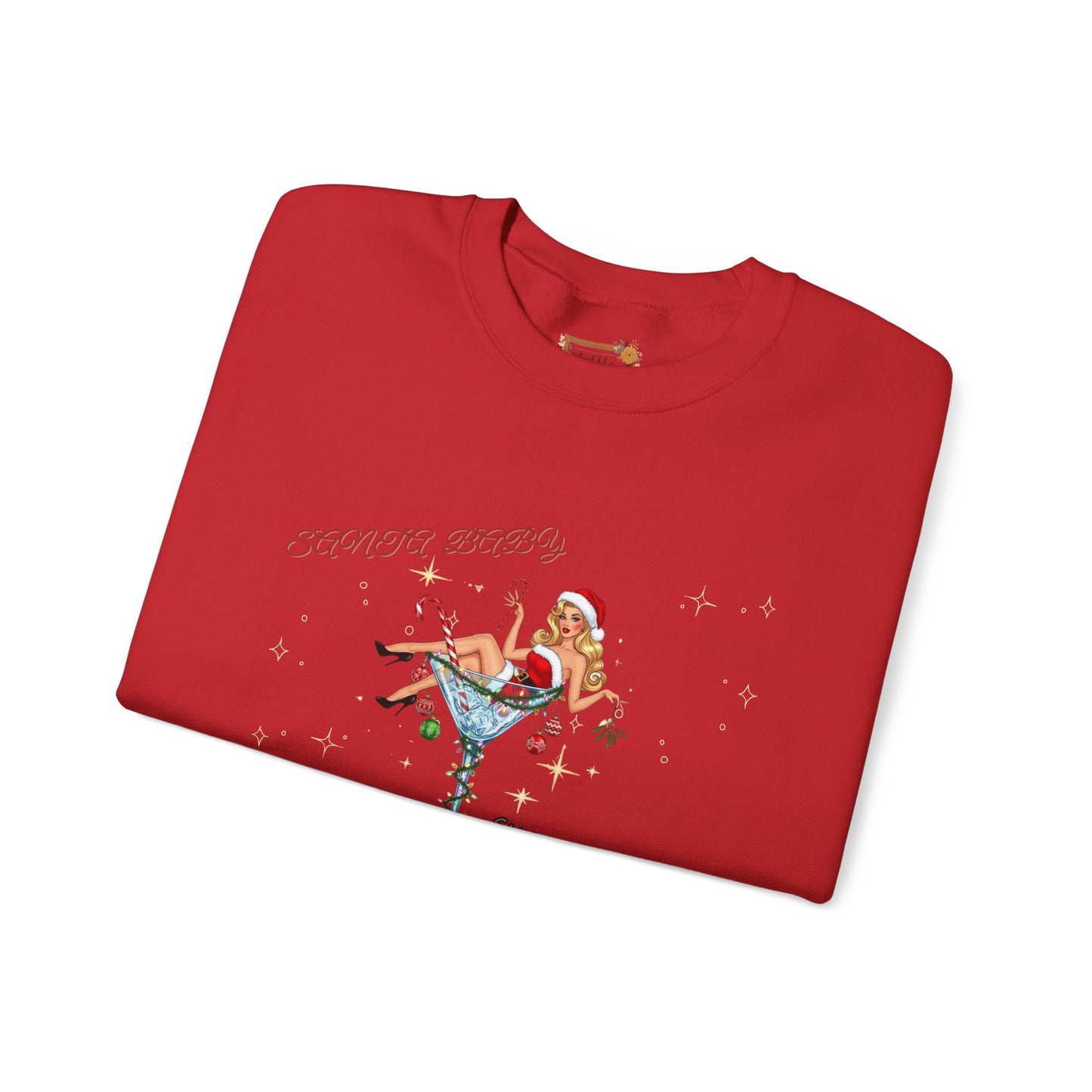 Santa Baby Cocktail Sweatshirt