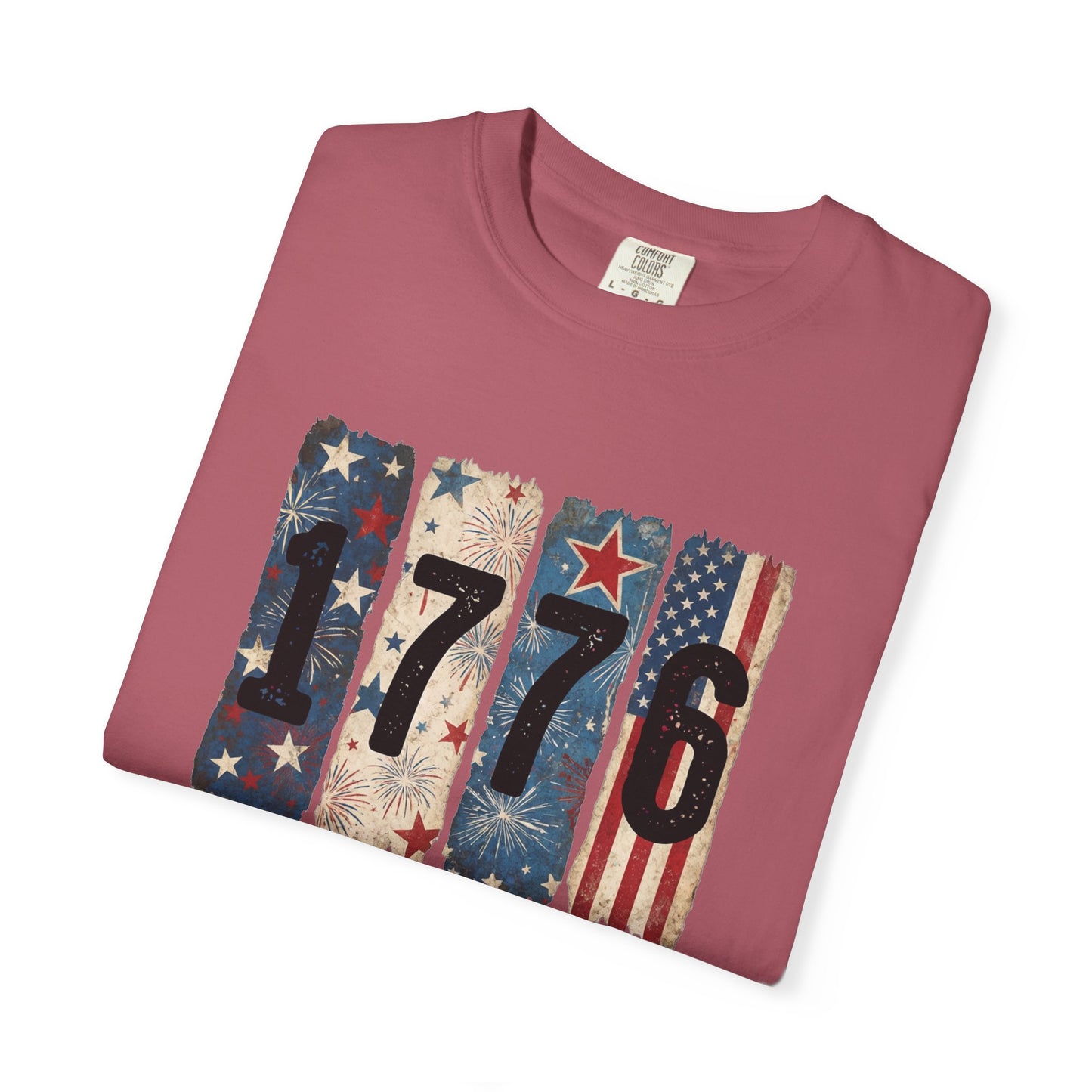 1776 Vintage America T-Shirt • Retro 4th of July Shirt • Red White Blue Graphic Tee
