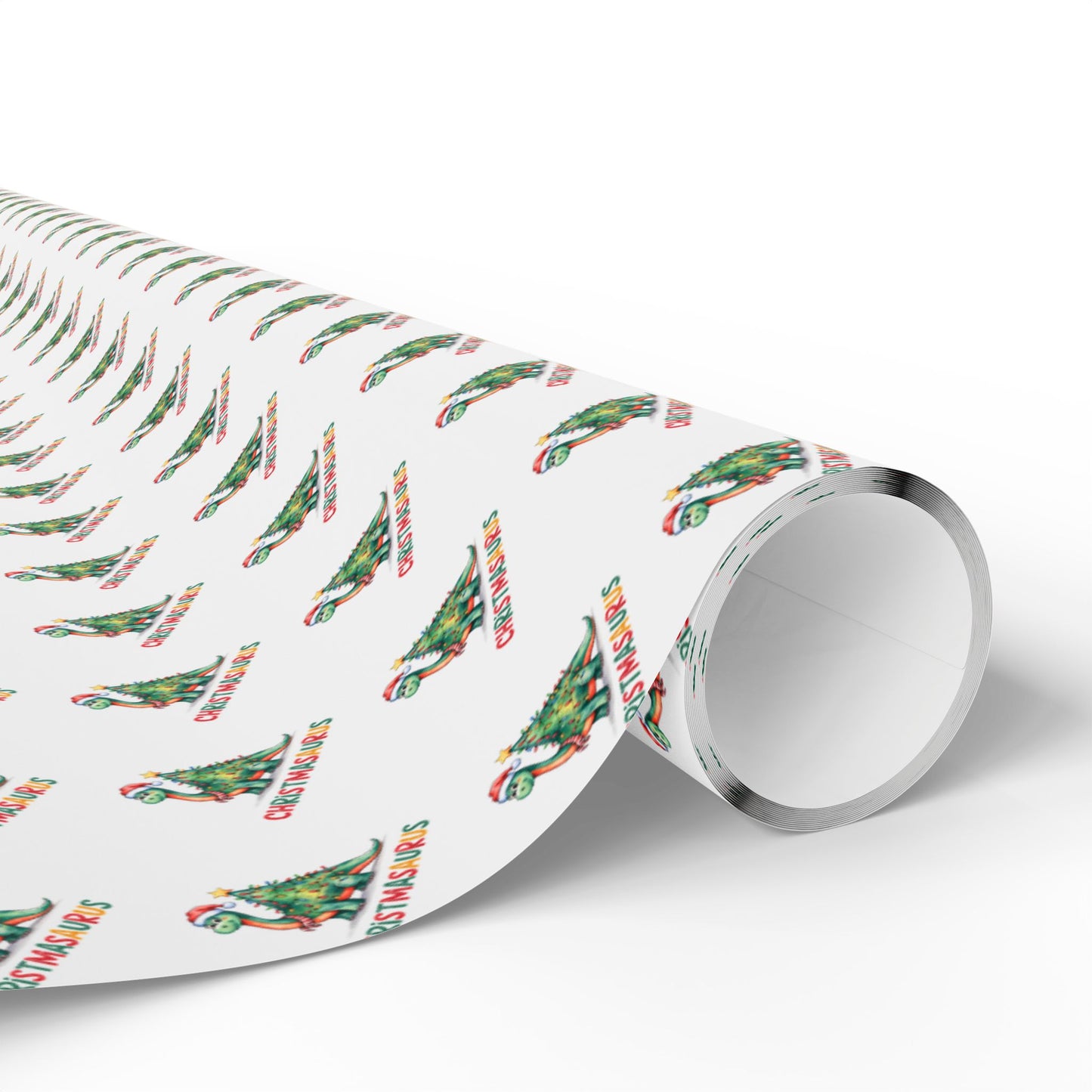 Christmasaurus Wrapping Paper & Blanket | Cute Dinosaur Christmas Design | Festive Holiday Gift Wrap | Kids Christmas Decor & Gift Idea