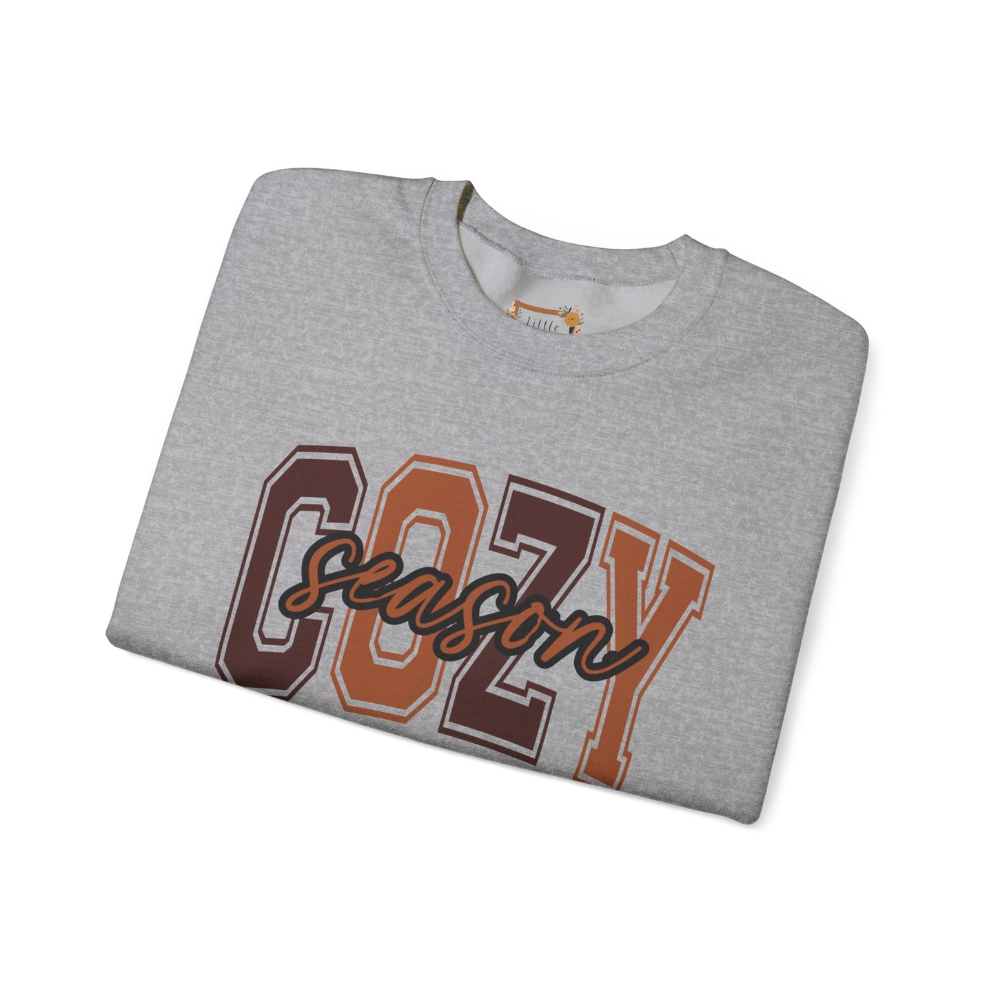 Cozy Season Sweatshirt, Unisex Crew Sweatshirt for Fall, Perfect Gift for Autumn, Comfy Fashion, Holiday Apparel