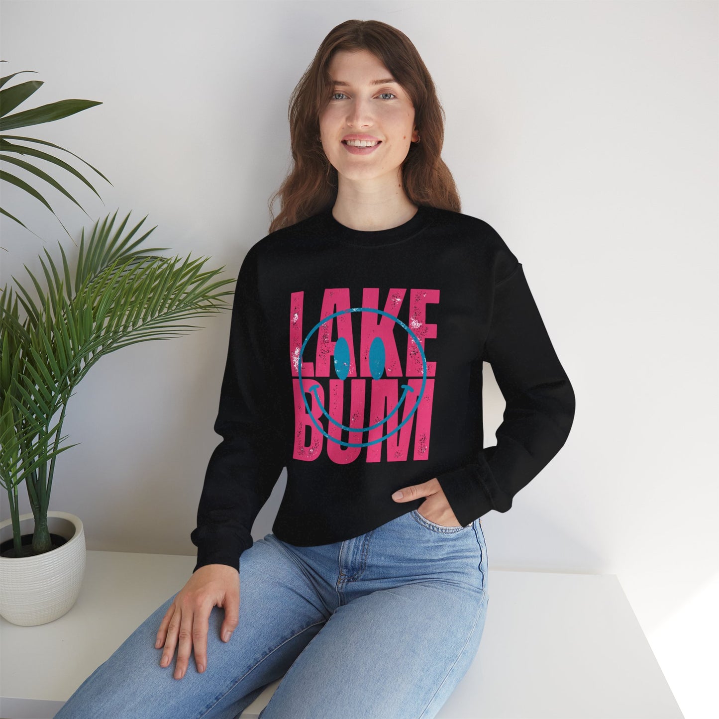 Lake Bum Sweatshirt • Summer Lake Crewneck • Lake Life Mom Sweatshirt • Beach Vacation Pullover • Coastal Crewneck