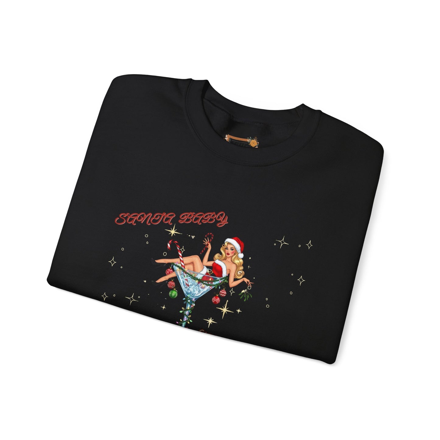 Santa Baby Cocktail Sweatshirt