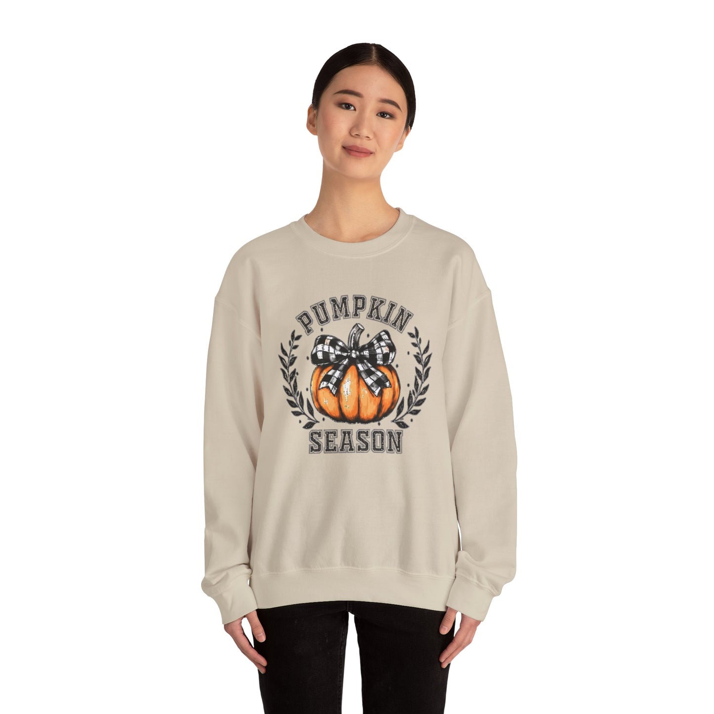 Pumpkin Season Crewneck Sweatshirt, Cozy Fall Apparel, Unisex Sweatshirt, Autumn Fashion, Thanksgiving Gift, Seasonal Style