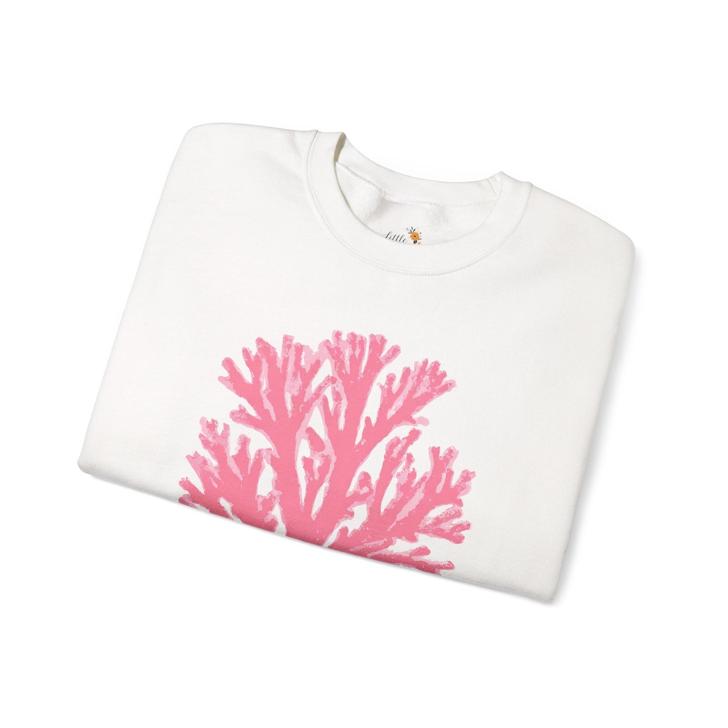 Ocean Club Crewneck • Coastal Summer Sweatshirt • Pink Coral Beach Vacation Pullover • Resort Style