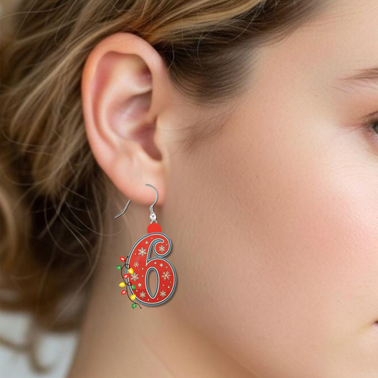 6-7 Christmas Theme Earrings