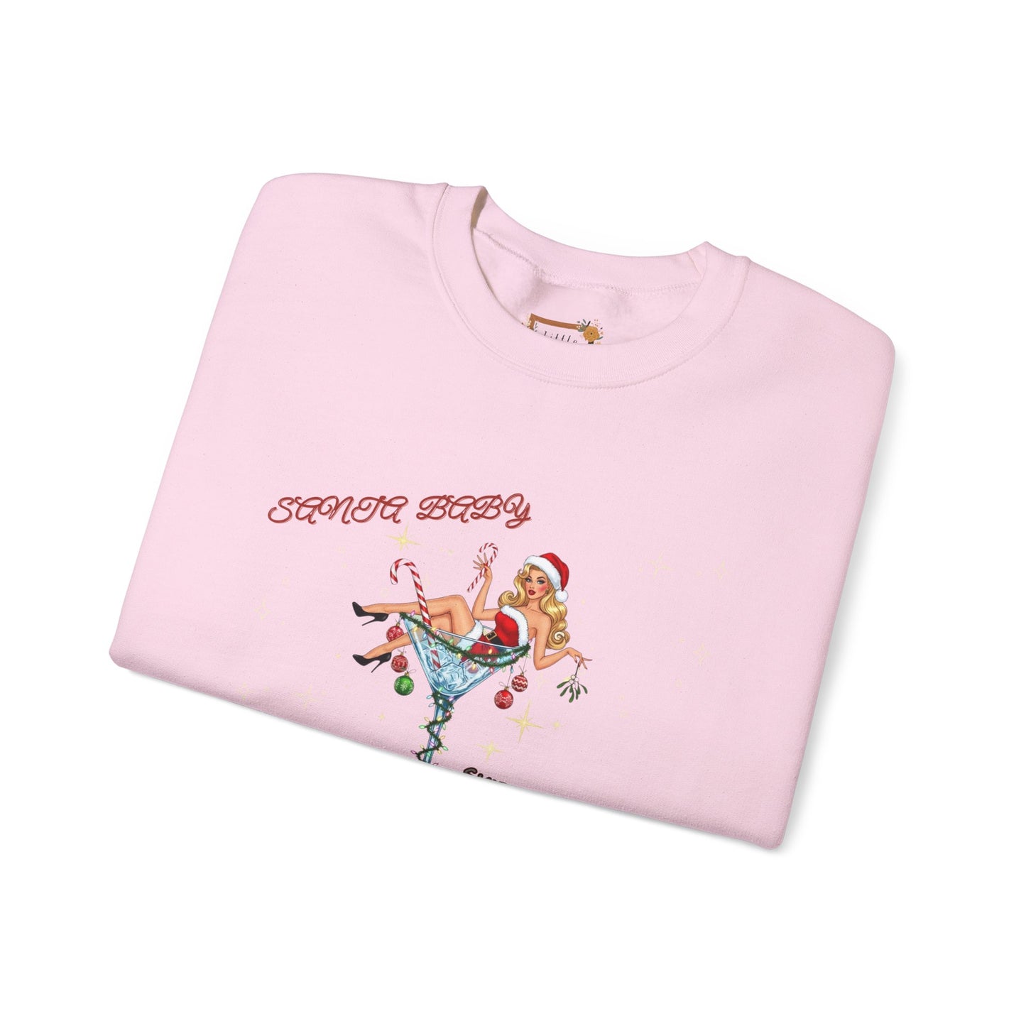 Santa Baby Cocktail Sweatshirt