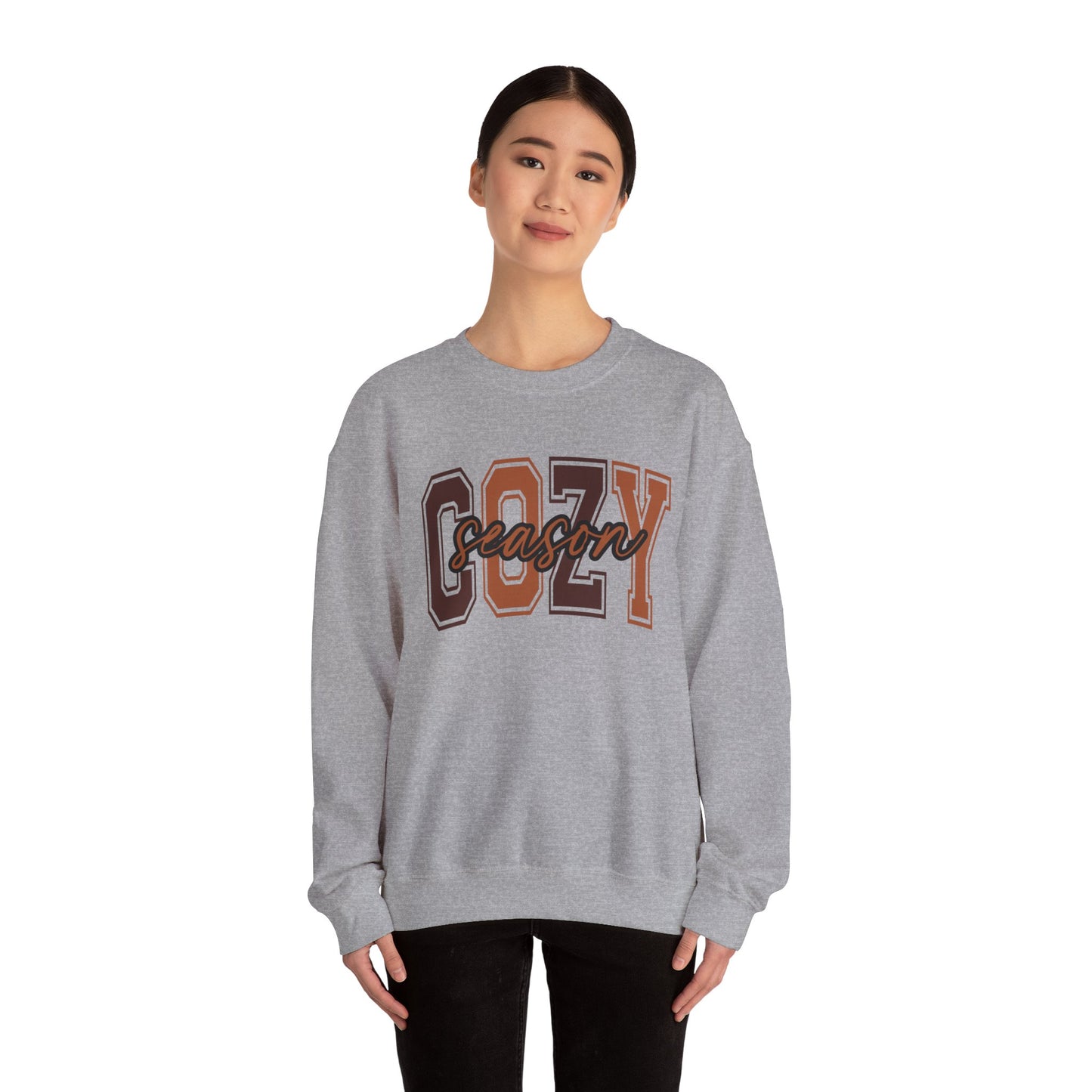 Cozy Season Sweatshirt, Unisex Crew Sweatshirt for Fall, Perfect Gift for Autumn, Comfy Fashion, Holiday Apparel
