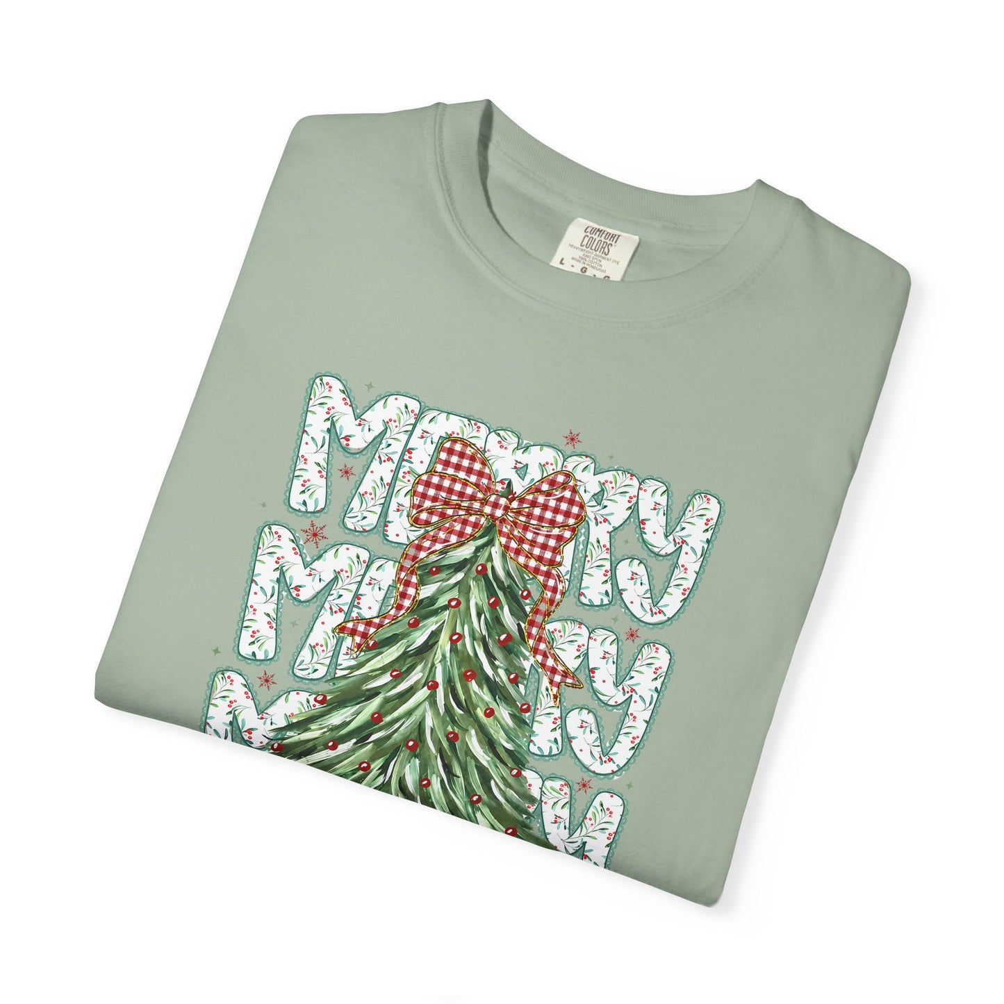 Christmas Tree Graphic T-Shirt — Merry & Bright Holiday Tee