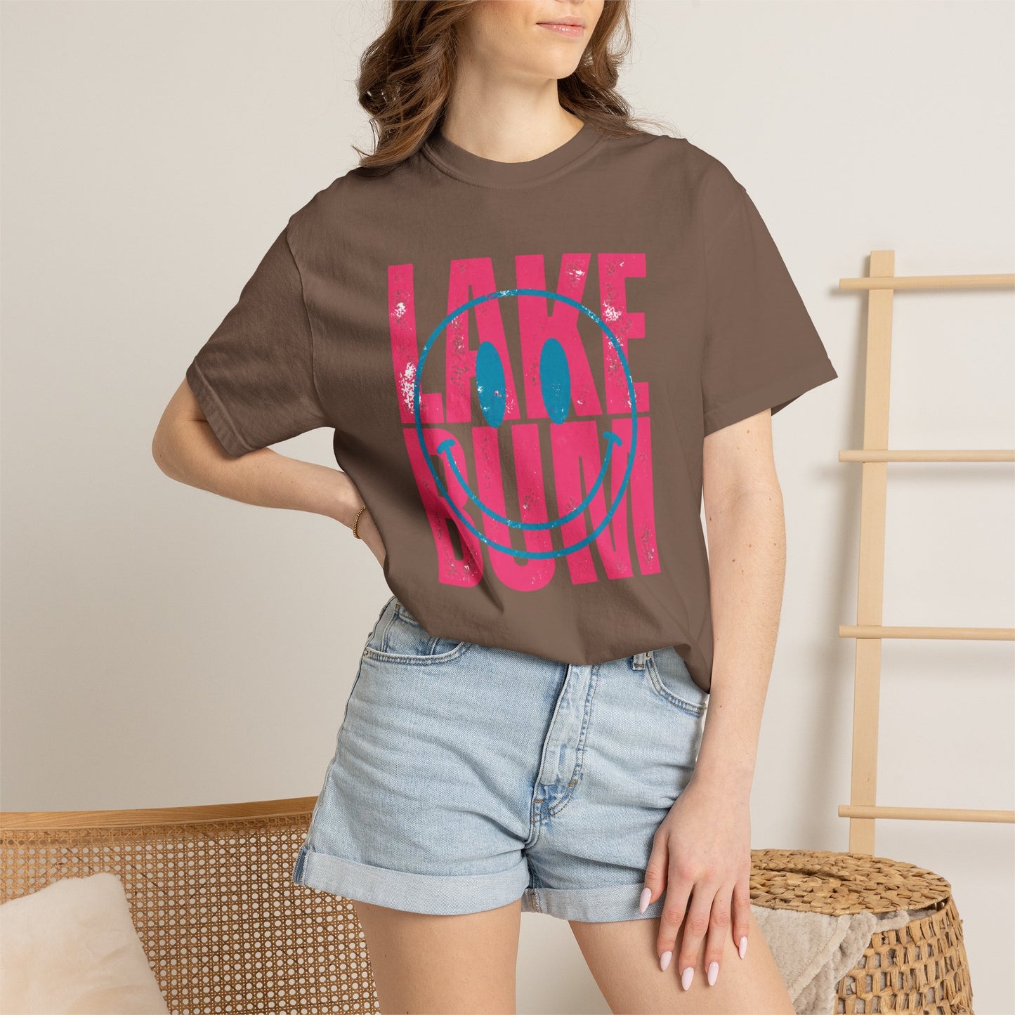 Lake Bum Graphic Tee • Summer Lake Shirt • Beach Vacation Mama Tee • Coastal Summer Outfit • Lake Life Shirt