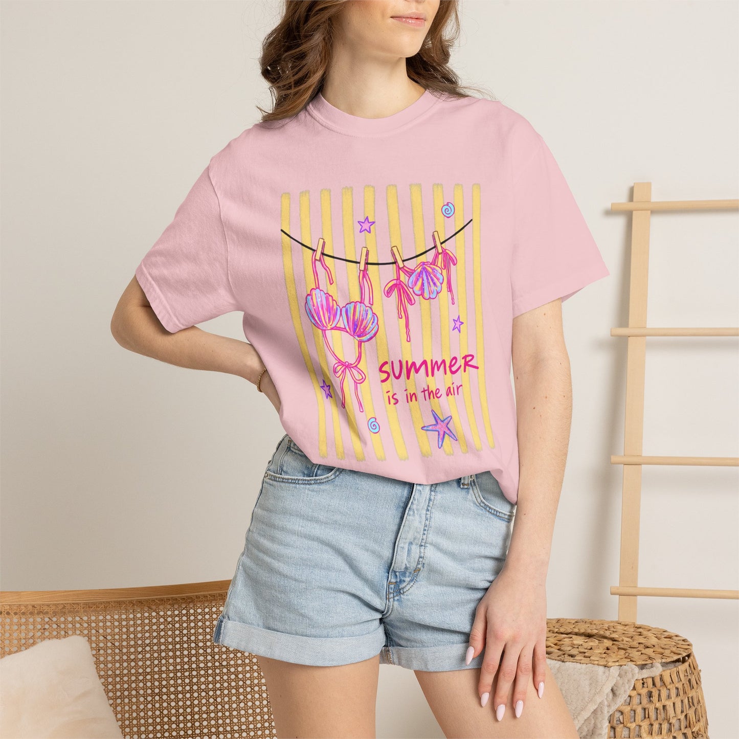 Summer Is In The Air Shirt • Beach Vacation Graphic Tee • Bikini Summer Shirt • Coastal Vacation Outfit