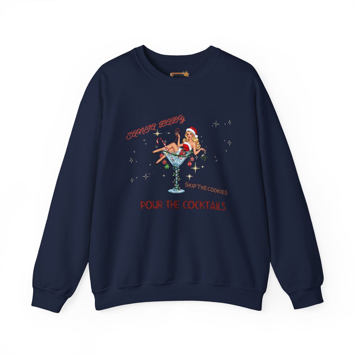 Santa Baby Cocktail Sweatshirt