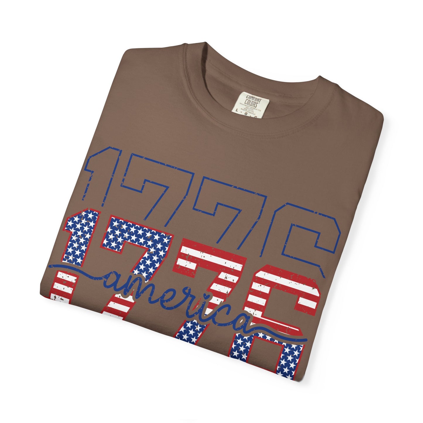 1776 Red White Blue Fourth of July T-Shirt • Vintage Patriotic Graphic Tee