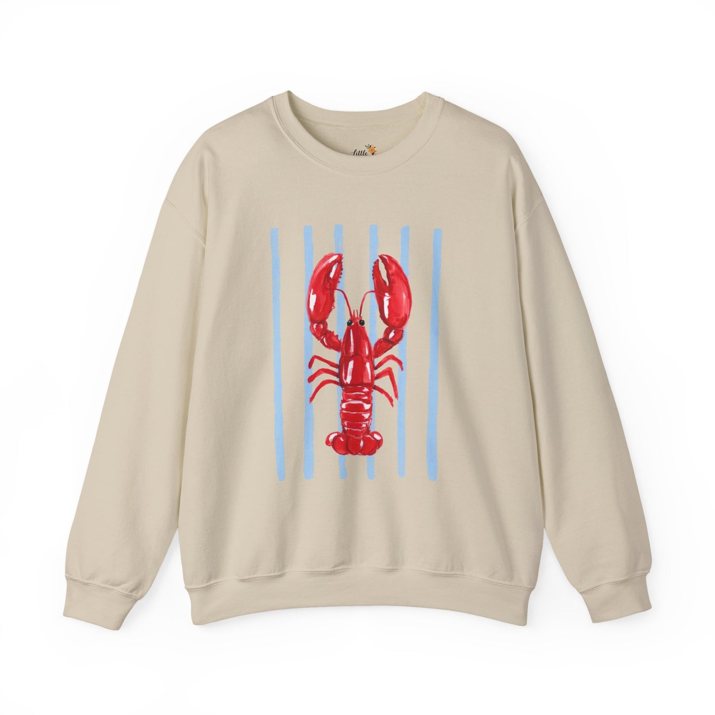 Coastal Lobster Sweatshirt • Beach Vacation Crewneck • Summer Coastal Graphic Sweatshirt • Nautical Pullover