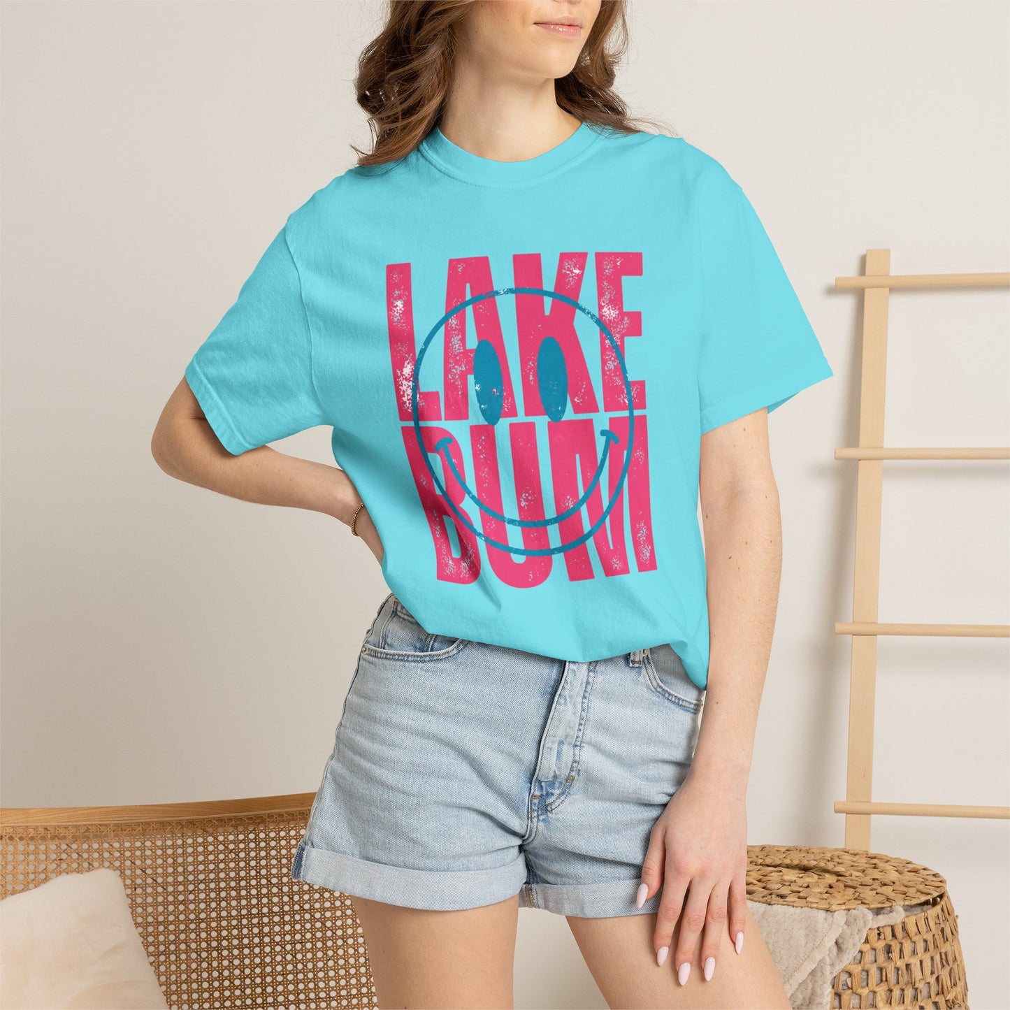 Lake Bum Graphic Tee • Summer Lake Shirt • Beach Vacation Mama Tee • Coastal Summer Outfit • Lake Life Shirt