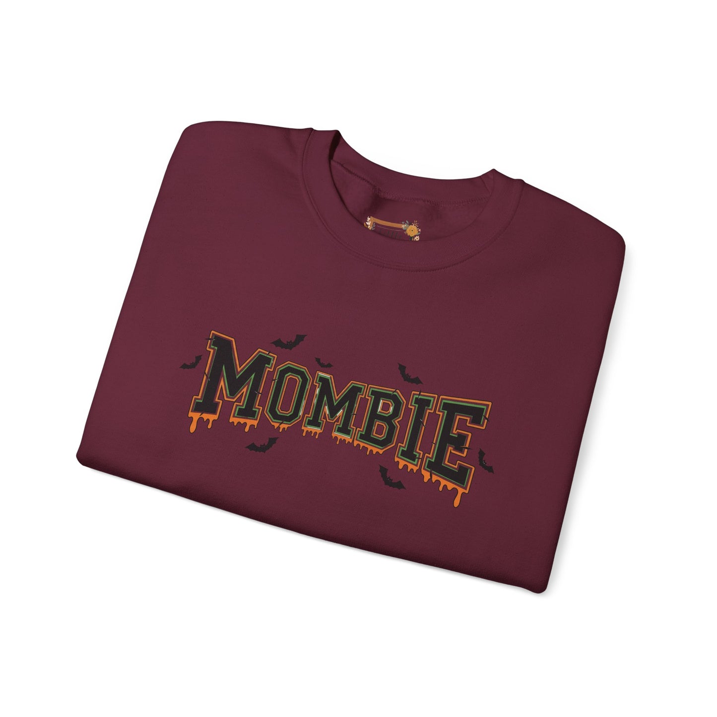 Mombie Crewneck Sweatshirt - Cozy Halloween Apparel, Great Gift for Moms, Fall Fashion, Spooky Season, Funny Sweater
