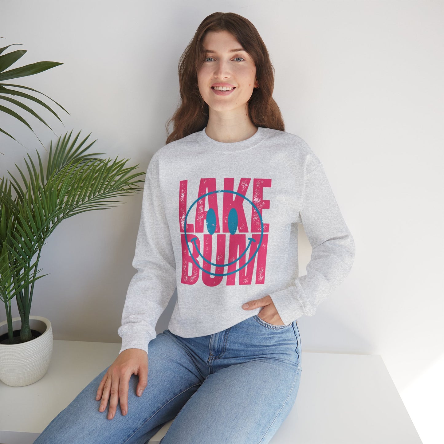 Lake Bum Sweatshirt • Summer Lake Crewneck • Lake Life Mom Sweatshirt • Beach Vacation Pullover • Coastal Crewneck