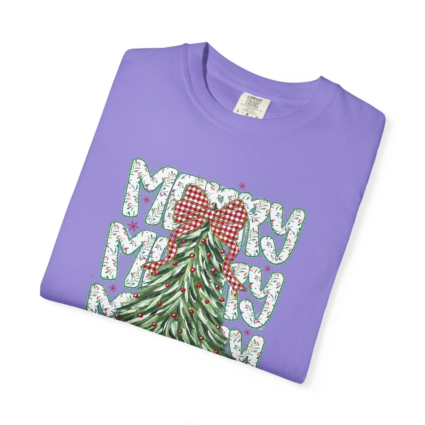 Christmas Tree Graphic T-Shirt — Merry & Bright Holiday Tee
