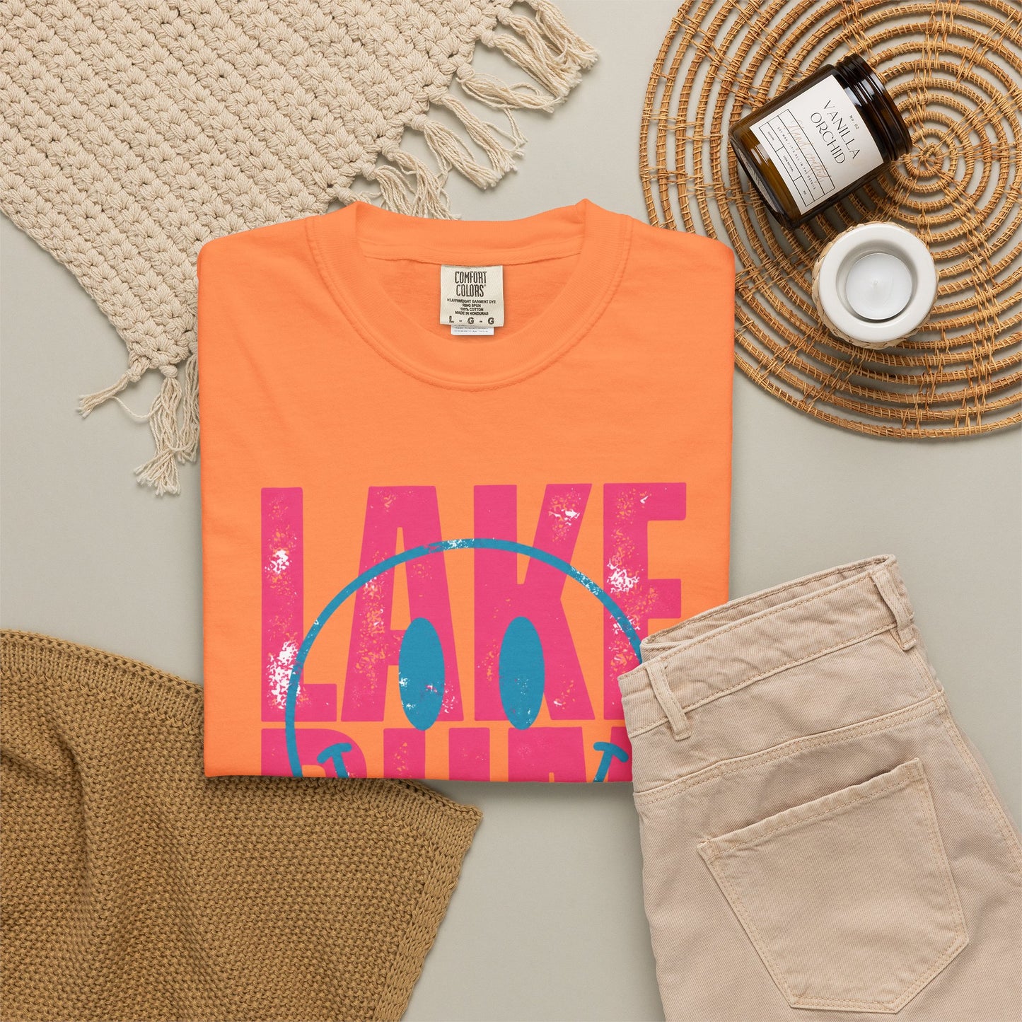 Lake Bum Graphic Tee • Summer Lake Shirt • Beach Vacation Mama Tee • Coastal Summer Outfit • Lake Life Shirt