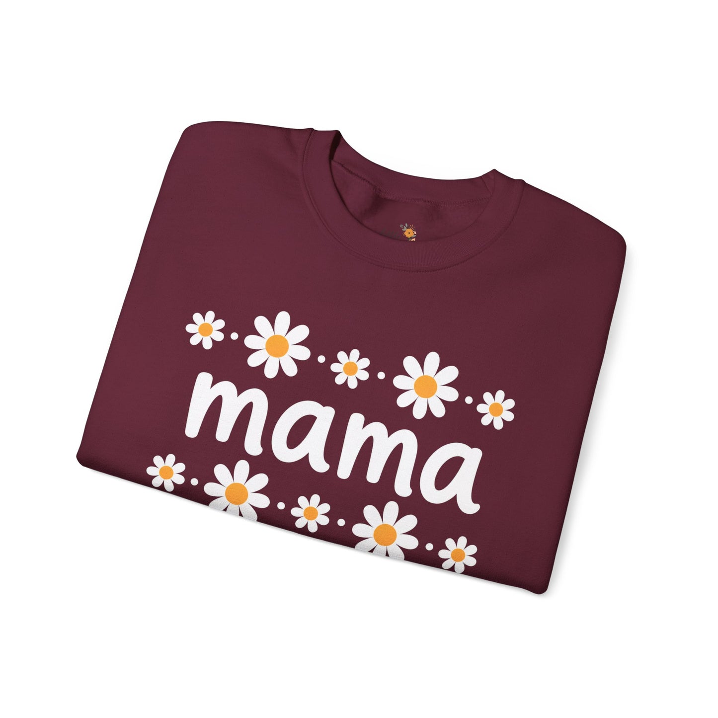Retro Daisy Mama Crewneck • Floral Mama Sweatshirt • Cozy Motherhood Gift • Boutique Mom Pullover