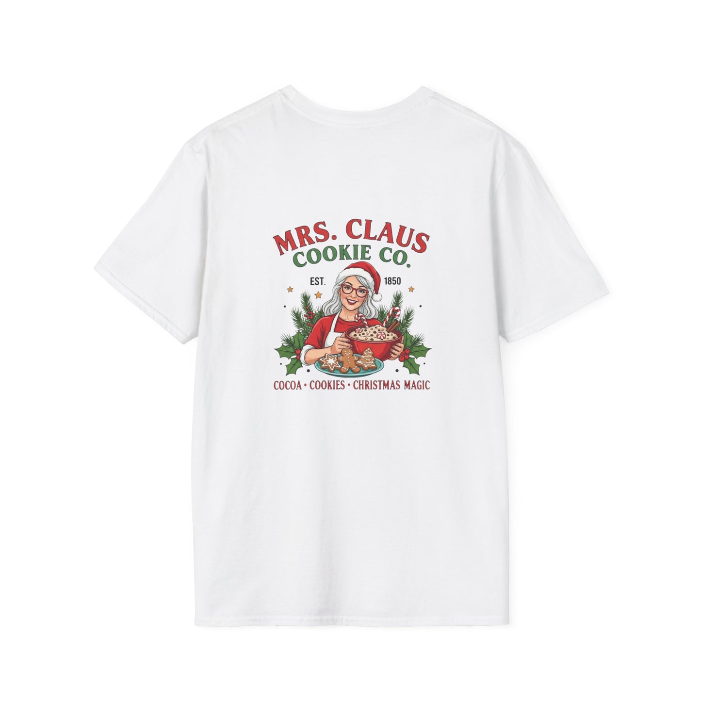 Mrs. Claus Cookie Co. Unisex T-Shirt - Festive Holiday Apparel, Cute Christmas Gift, Cozy Winter Tee, Baking Lover's Wear, Seasonal [...]