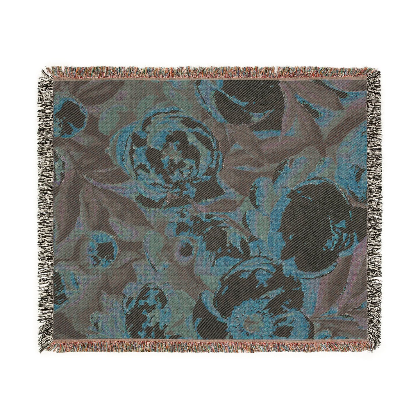 Pink Peony Blanket — Cozy Textured Throw for Home & Living