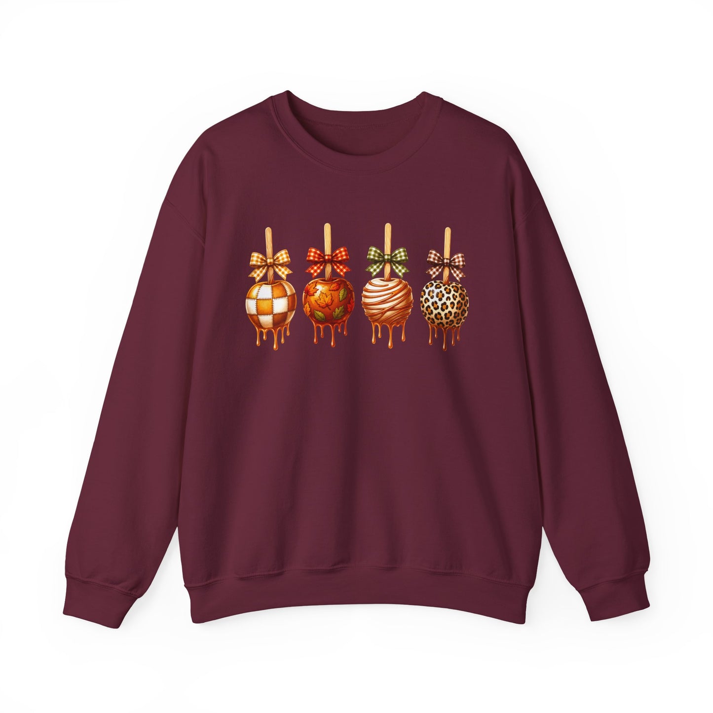 Caramel Apple Crewneck • Fall Apple Shirt • Autumn Graphic Tee • Baseball Caramel Apple Tee • Pumpkin Spice Shirt • Cute Fall Sweatshirt • Comfort Colors Tee