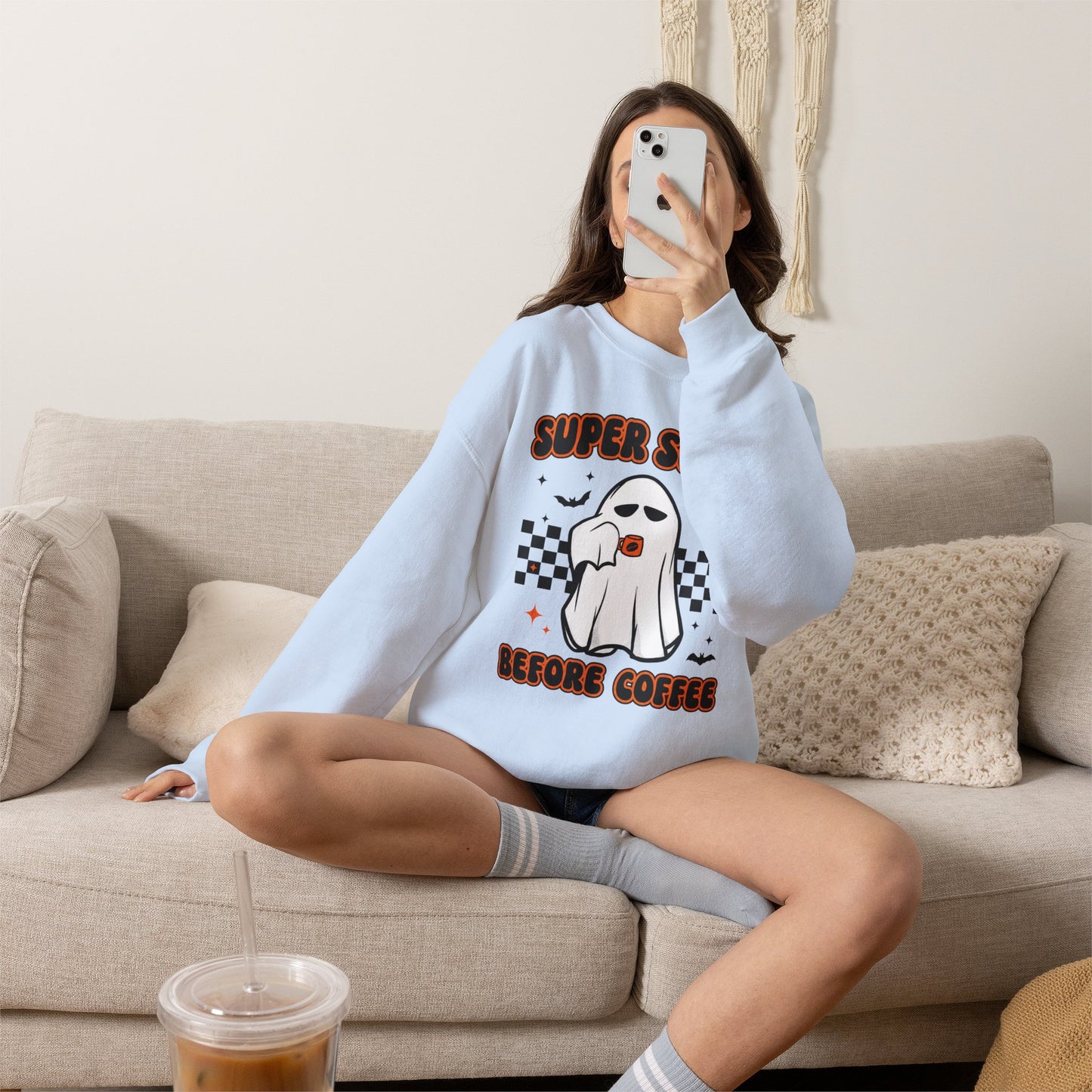 Super Scary Before Coffee Sweatshirt