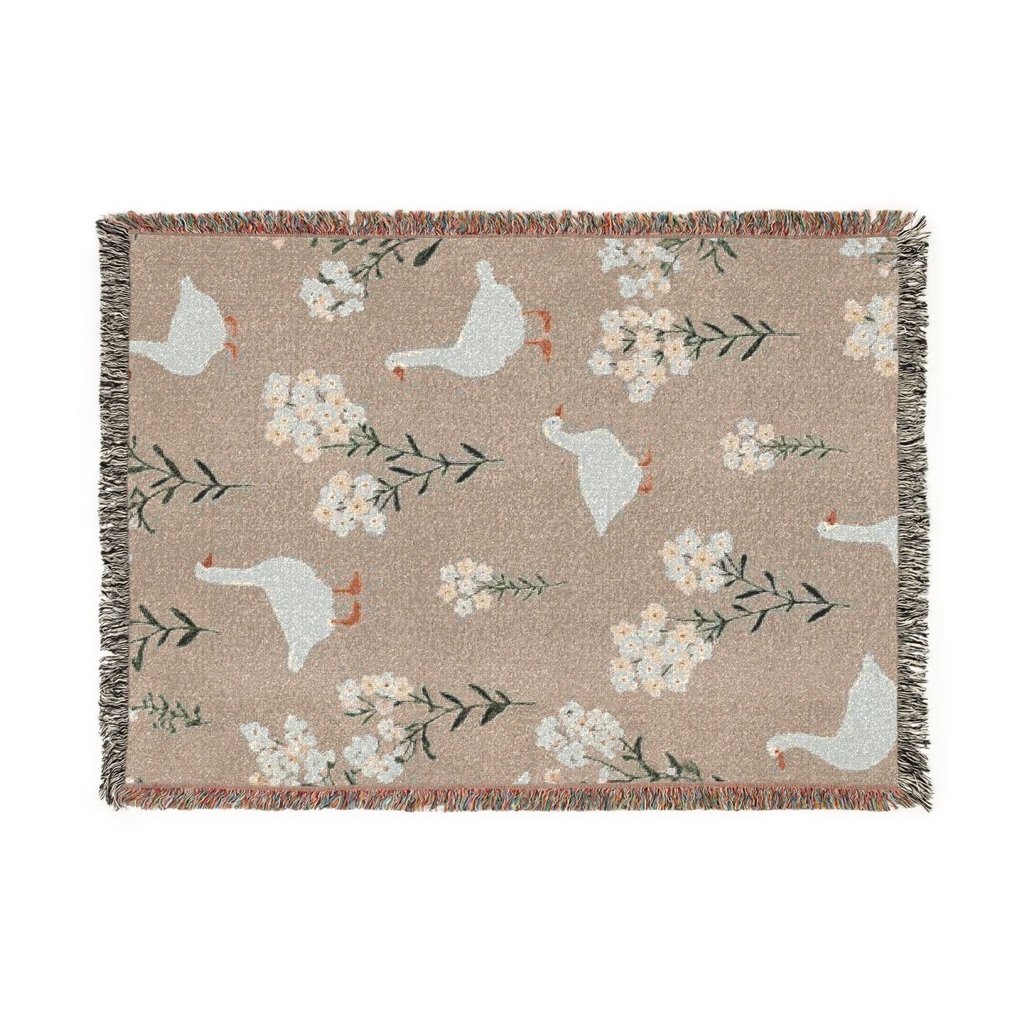 Nursery Duck Woven Blanket — Cozy Baby Shower & Nursery Throw
