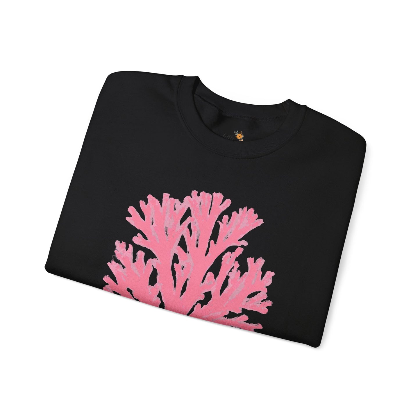 Ocean Club Crewneck • Coastal Summer Sweatshirt • Pink Coral Beach Vacation Pullover • Resort Style