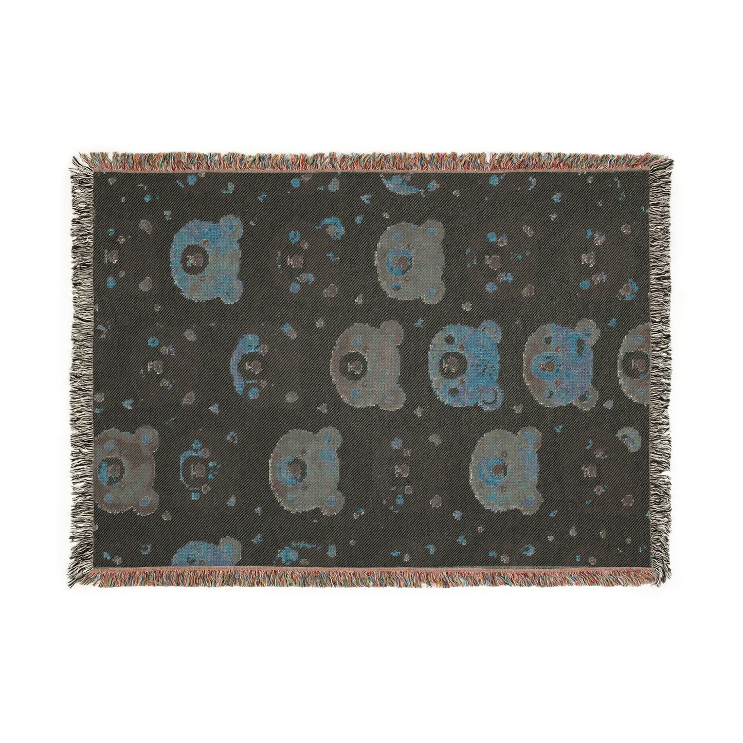 Teddy Bear Nursery Woven Blanket — Cute Bear Baby Throw