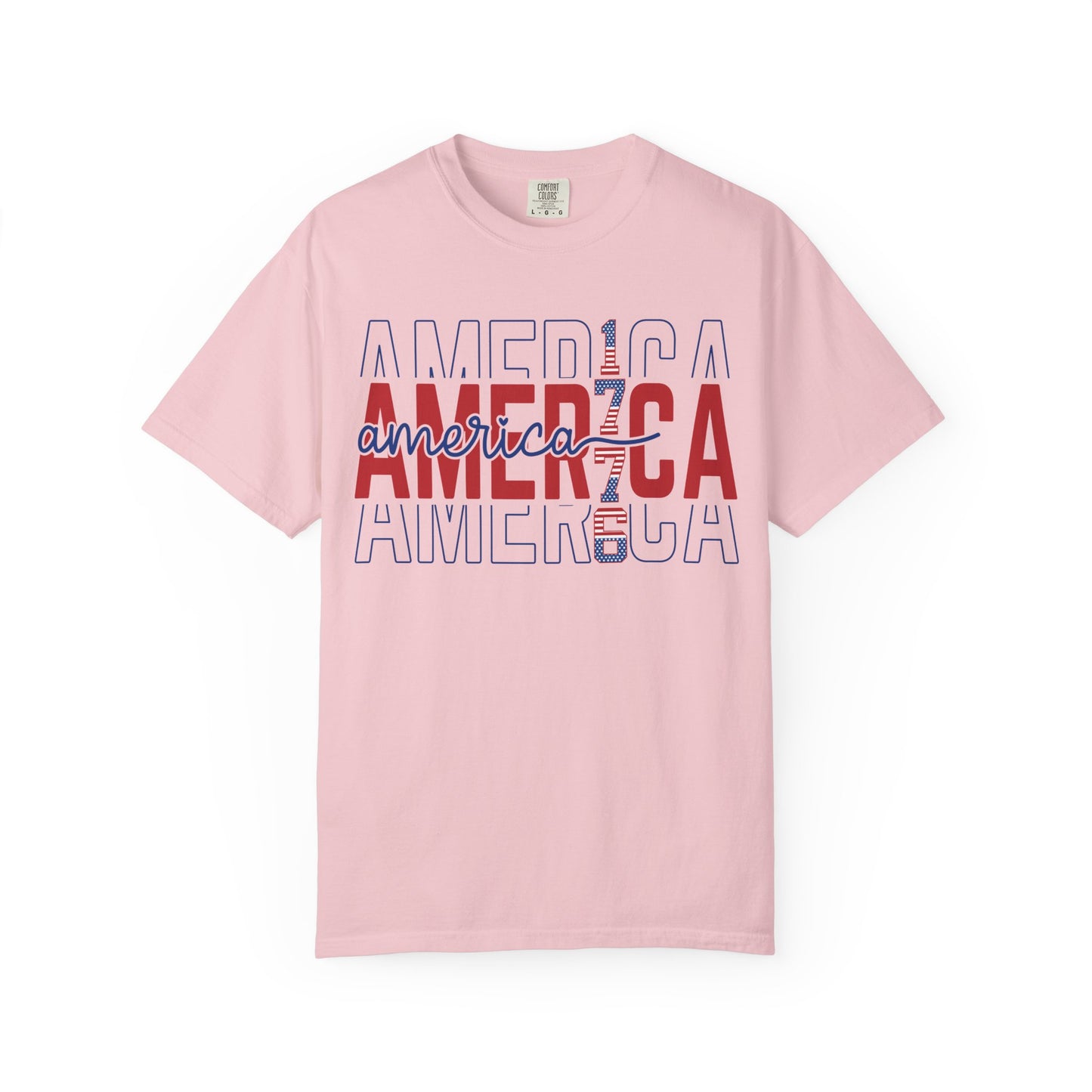 America 1776 T-Shirt • Vintage Patriotic Graphic Tee • Red White Blue Fourth of July Shirt