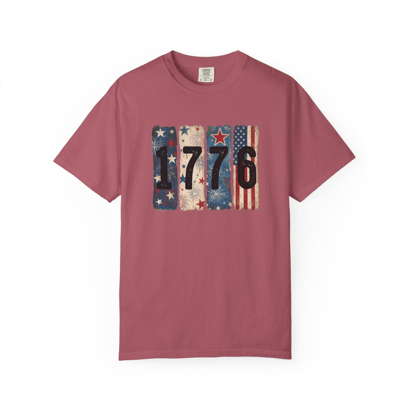 1776 Vintage America T-Shirt • Retro 4th of July Shirt • Red White Blue Graphic Tee