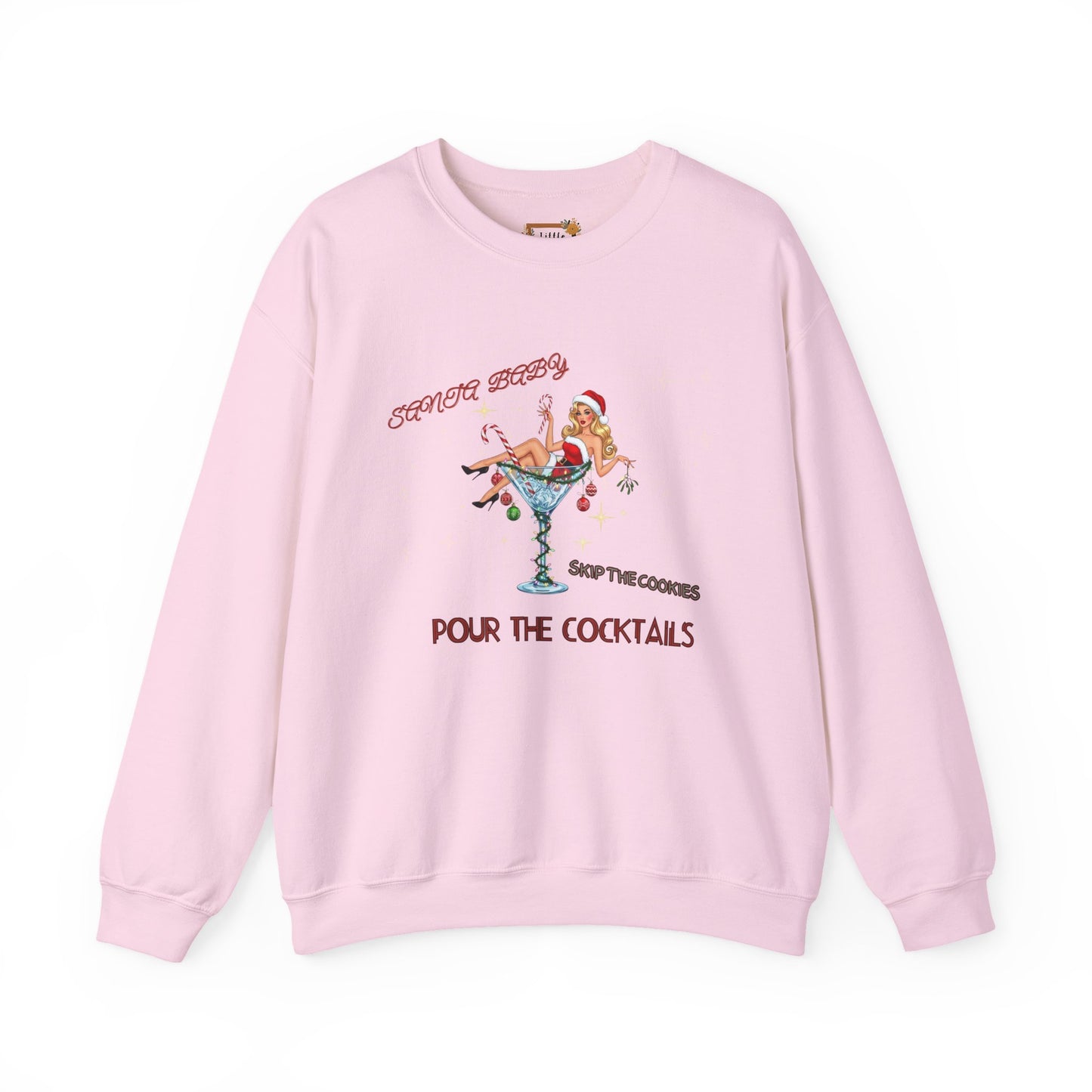Santa Baby Cocktail Sweatshirt