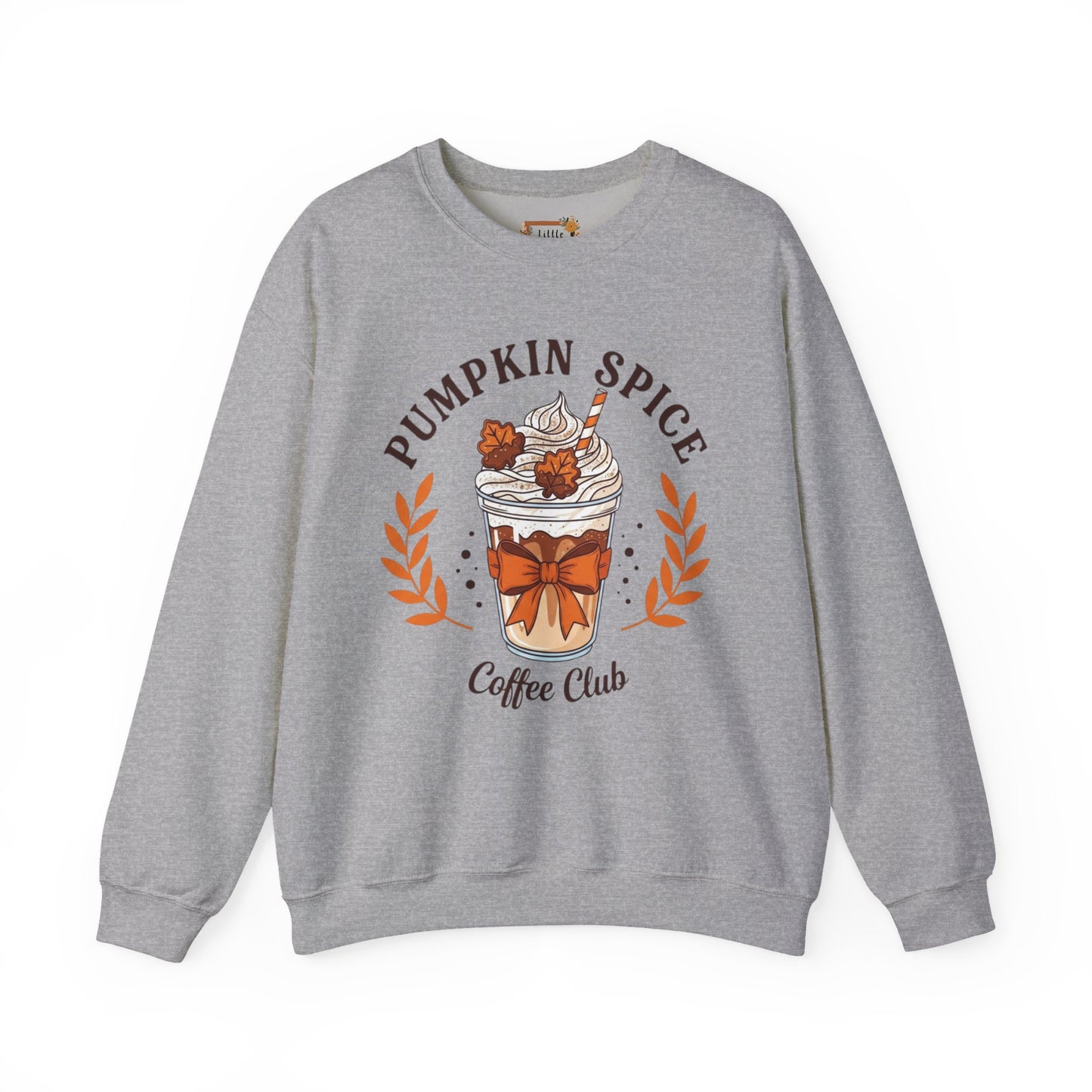 Pumpkin Spice Coffee Club Sweatshirt, Cozy Fall Apparel, Unisex Crewneck, Gift for Coffee Lovers, Autumn Fashion