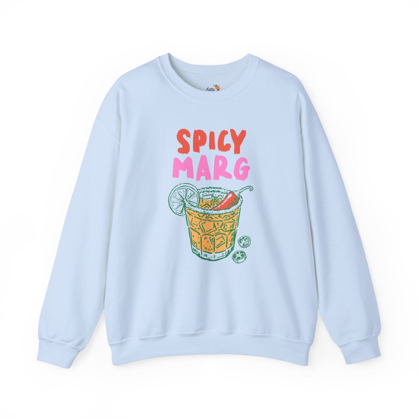 Spicy Marg Sweatshirt • Margarita Summer Crewneck • Girls Night Vacation Sweatshirt • Beach Fiesta Pullover