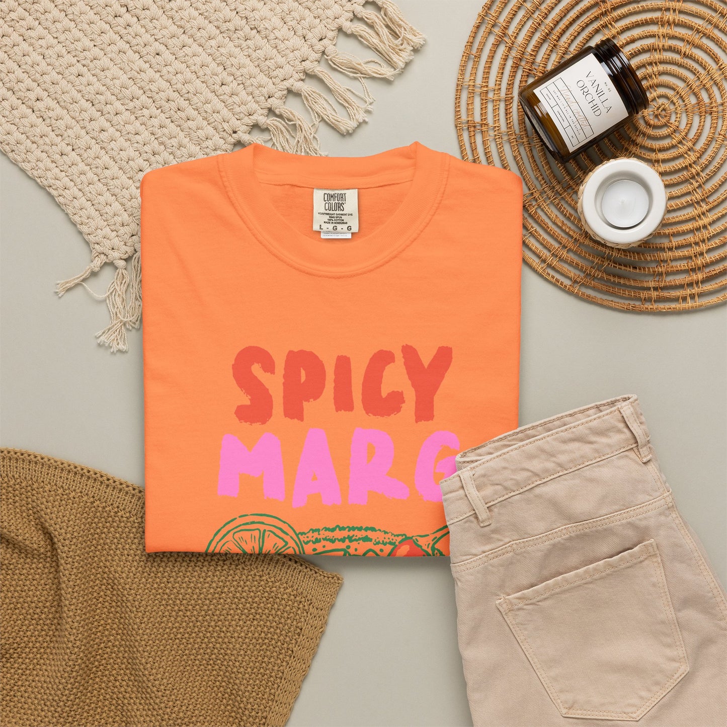 Spicy Marg Graphic Tee • Margarita Summer Shirt • Girls Night Beach Tee • Summer Vacation Outfit • Fiesta Shirt