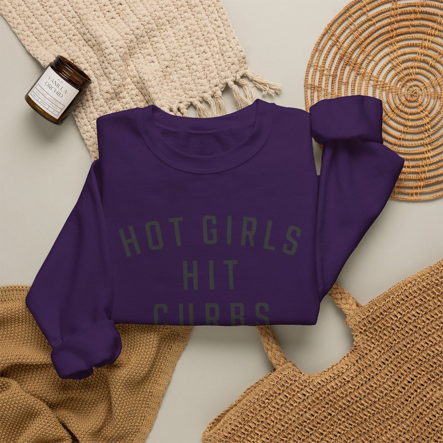 Hot Girls Hit Curbs Sweatshirt