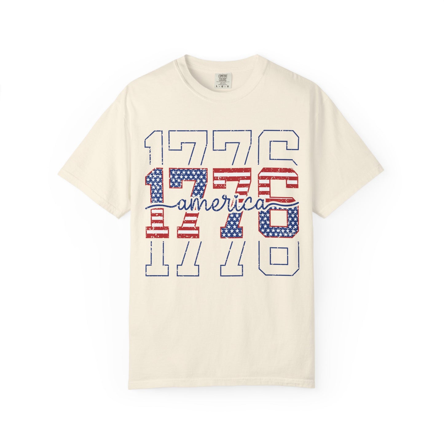 1776 Red White Blue Fourth of July T-Shirt • Vintage Patriotic Graphic Tee