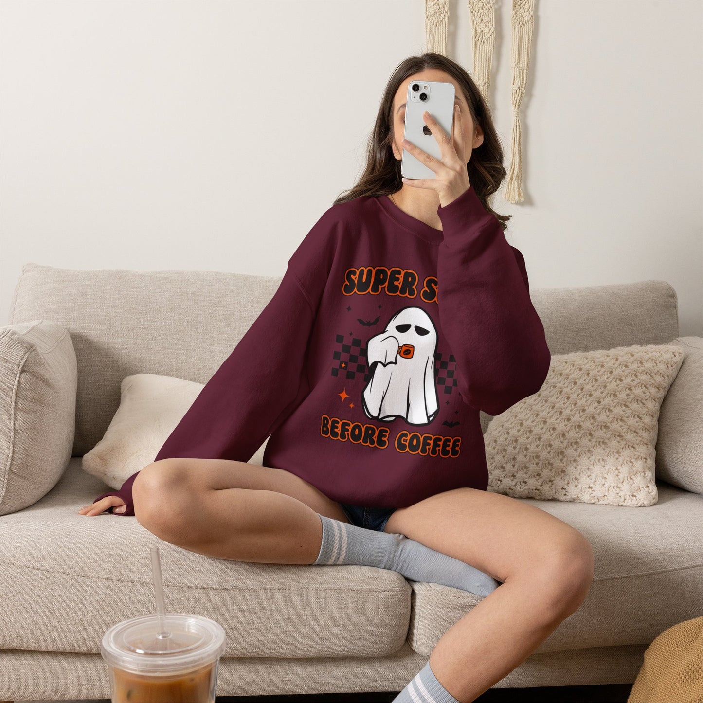 Super Scary Before Coffee Sweatshirt