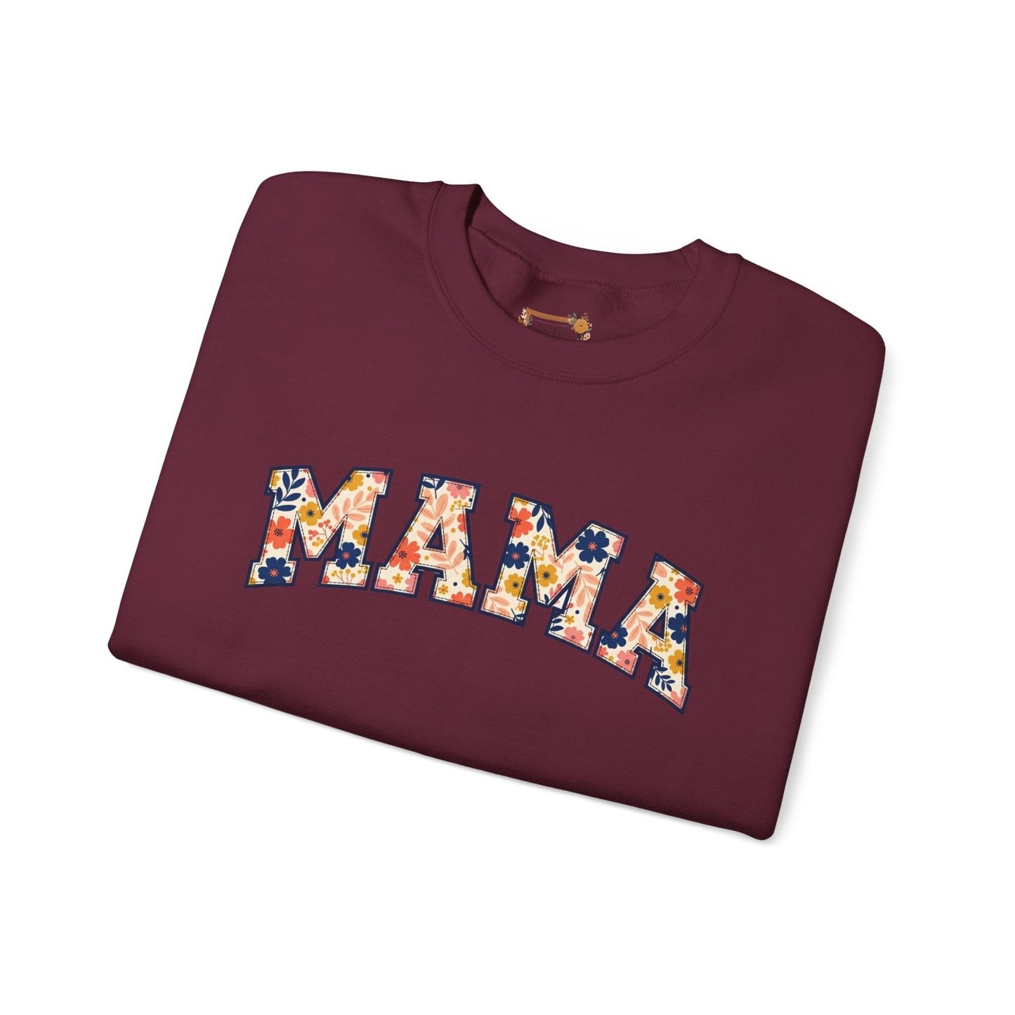 Mama Graphic Crewneck Sweatshirt, Cozy Mom Sweatshirt, Mother's Day Gift, Unisex Family Wear, Fall Layering Essential